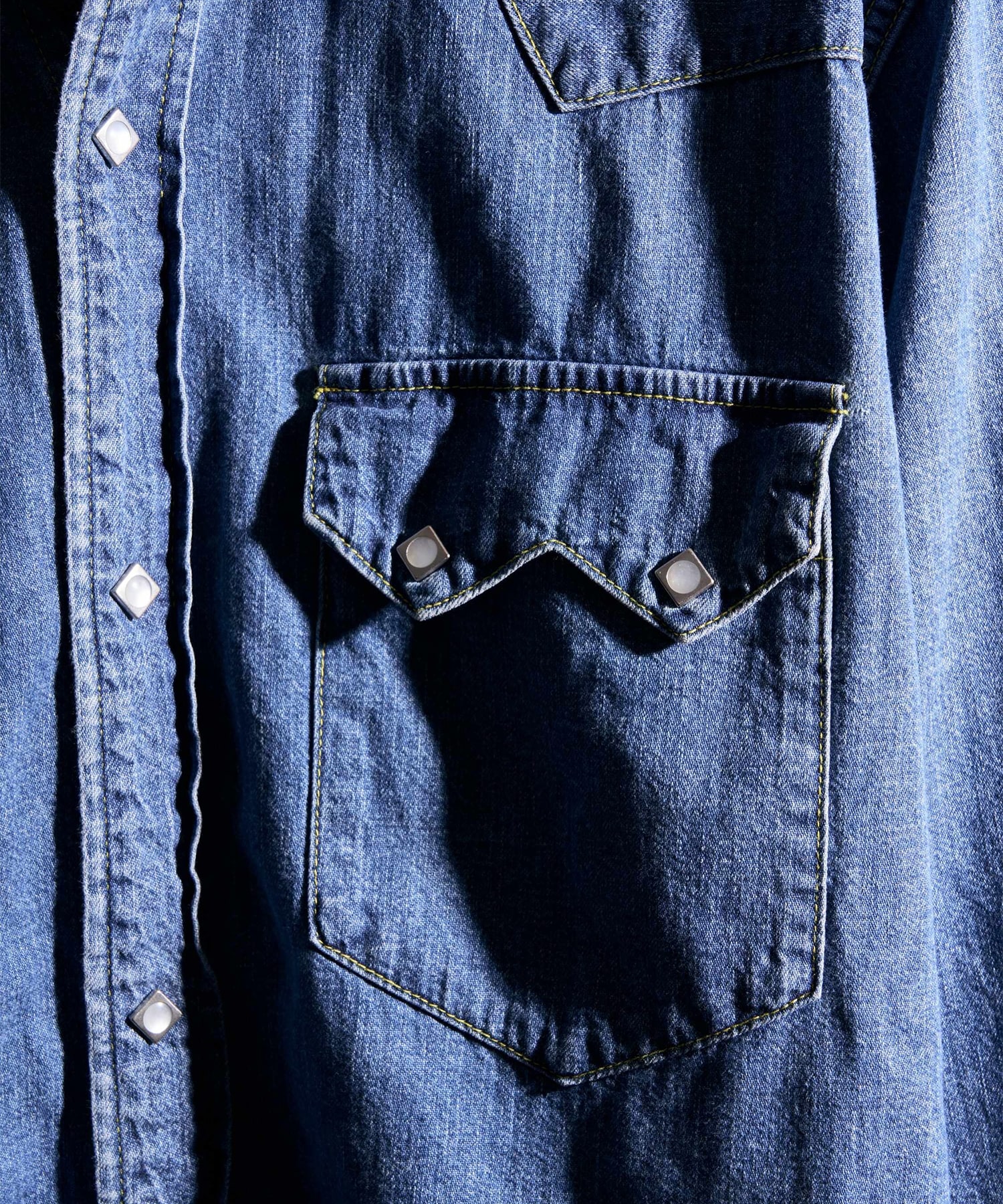 DENIM SHIRT H.WASH MASSES