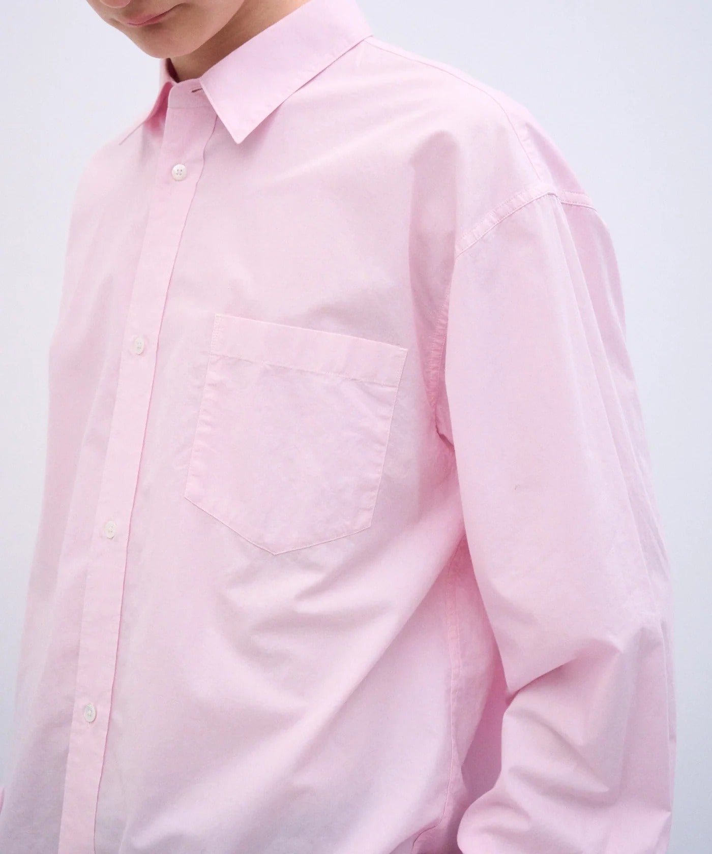 COTTON CASHMERE LAWN OVERSIZED SHIRT ATON