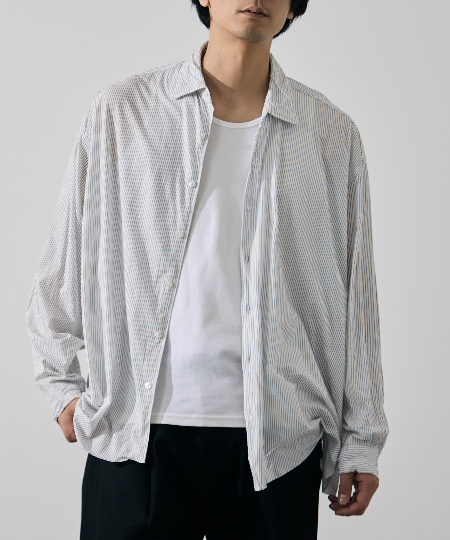 46G Stripe Artisan Shirt KANEMASA PHIL.