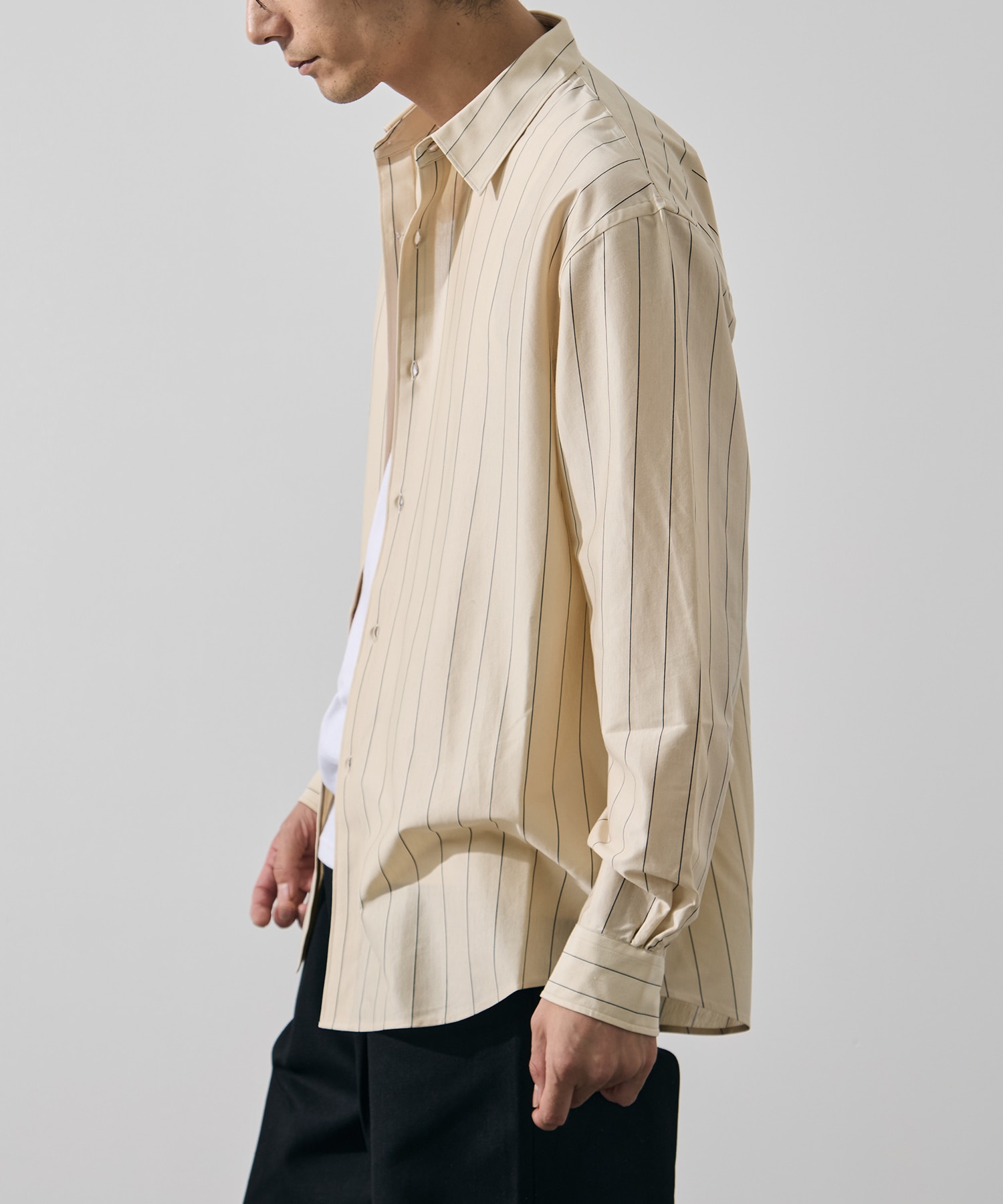 46G Stripe Modest Shirt KANEMASA PHIL.