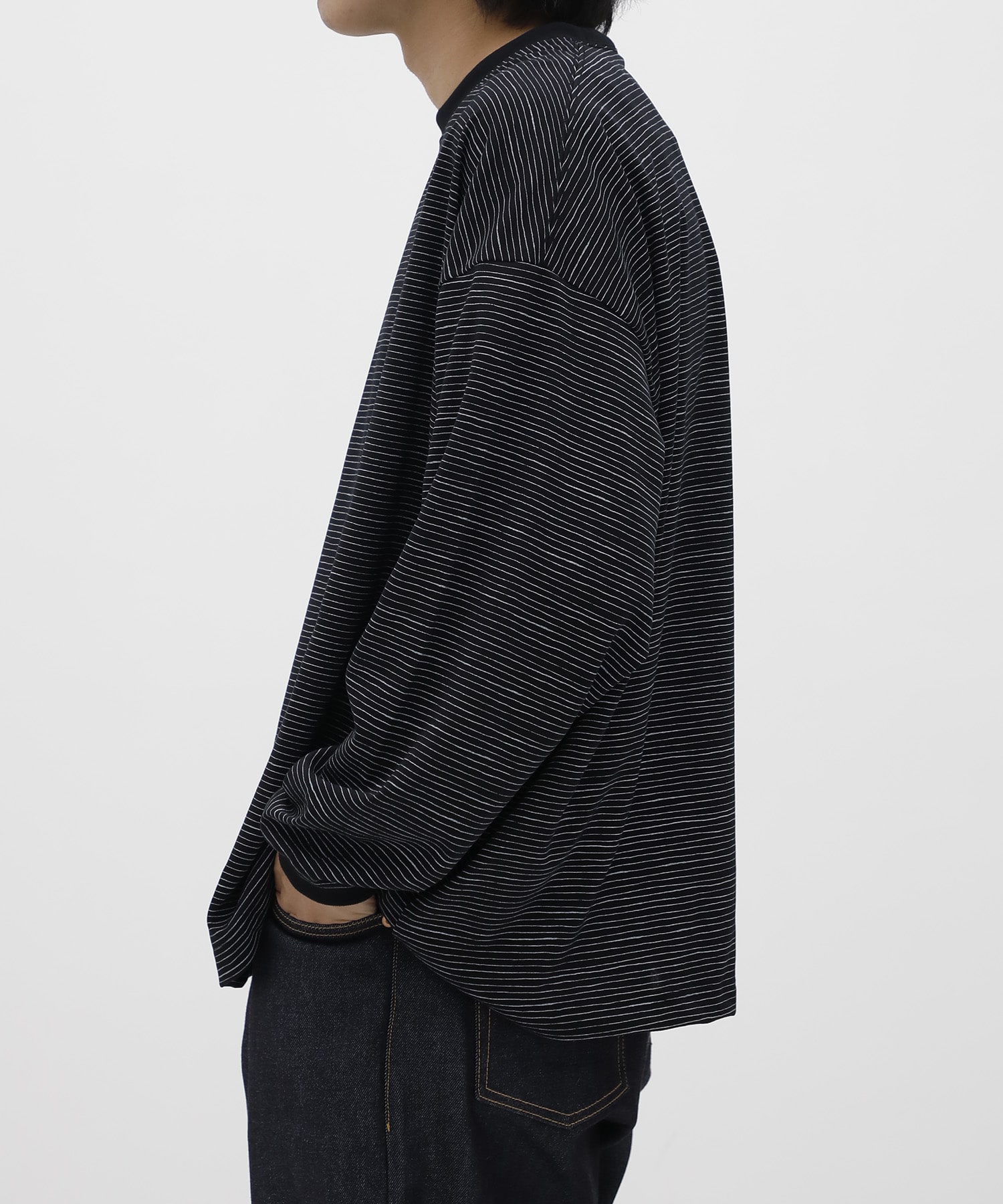 SUPER BIG LS TEE (SIDE STRIPE TECH) S.F.C