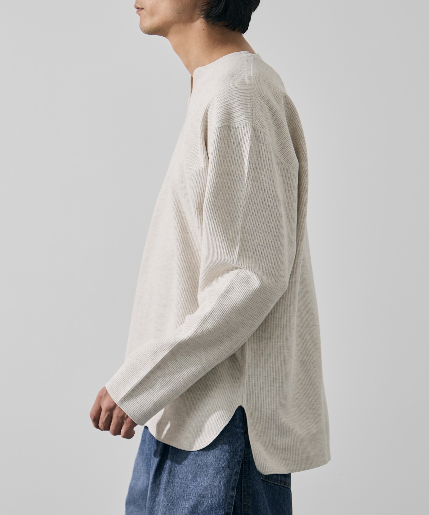 Rough&Smooth Thermal Over-neck L/S blurhmsROOTSTOCK