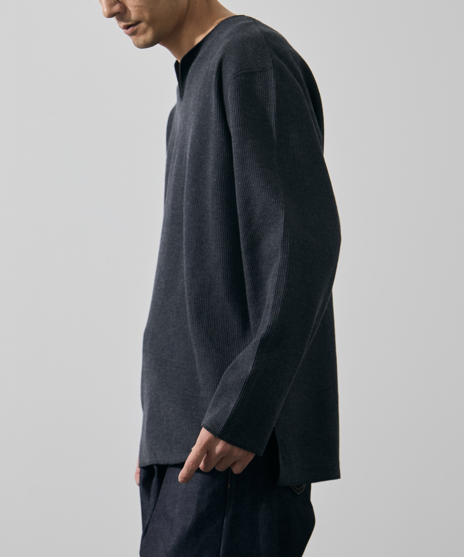 Rough&Smooth Thermal Over-neck L/S blurhmsROOTSTOCK