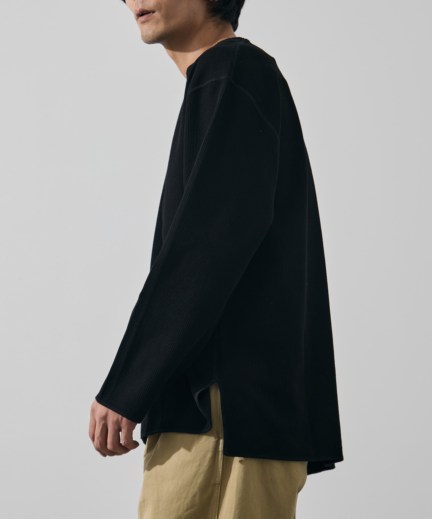 Rough&Smooth Thermal Over-neck L/S blurhmsROOTSTOCK