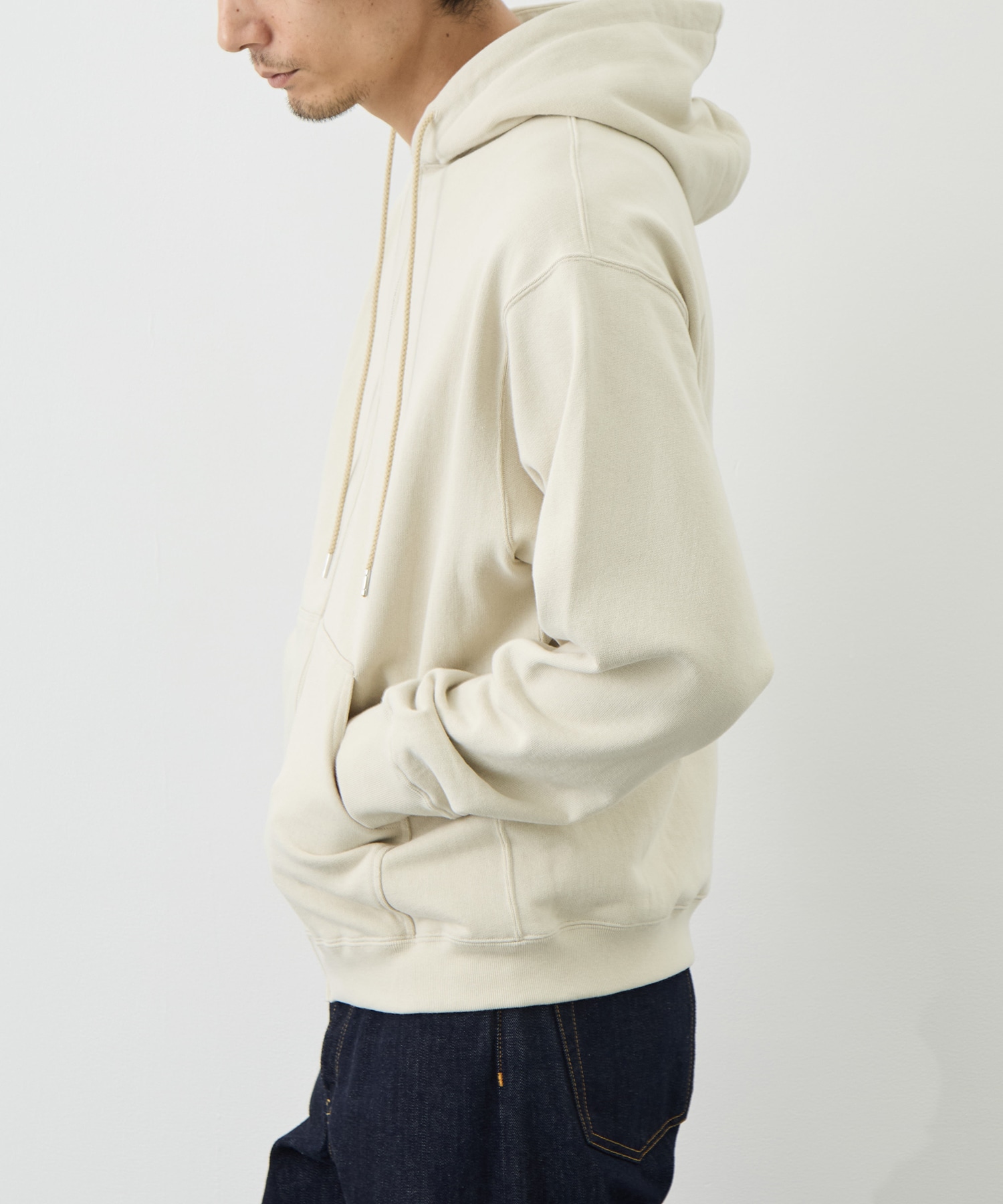 COTTON ZIP UP HOODIE FUJI