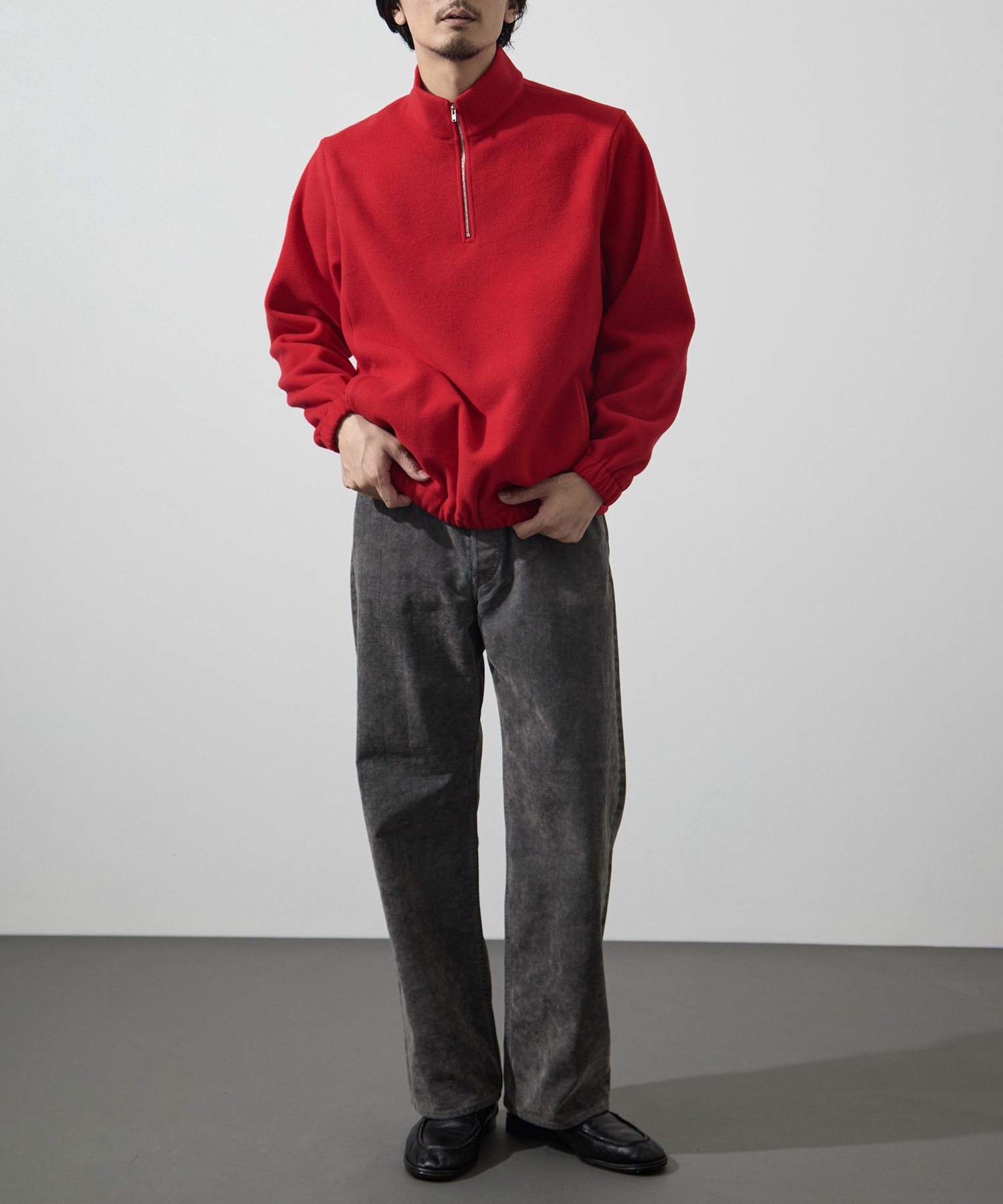 BRUSHED WOOL PULLOVER FUJI