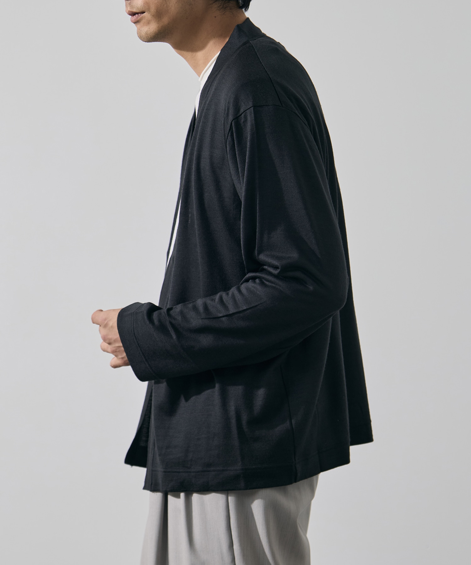 Button-less Cardigan WRAPINKNOT