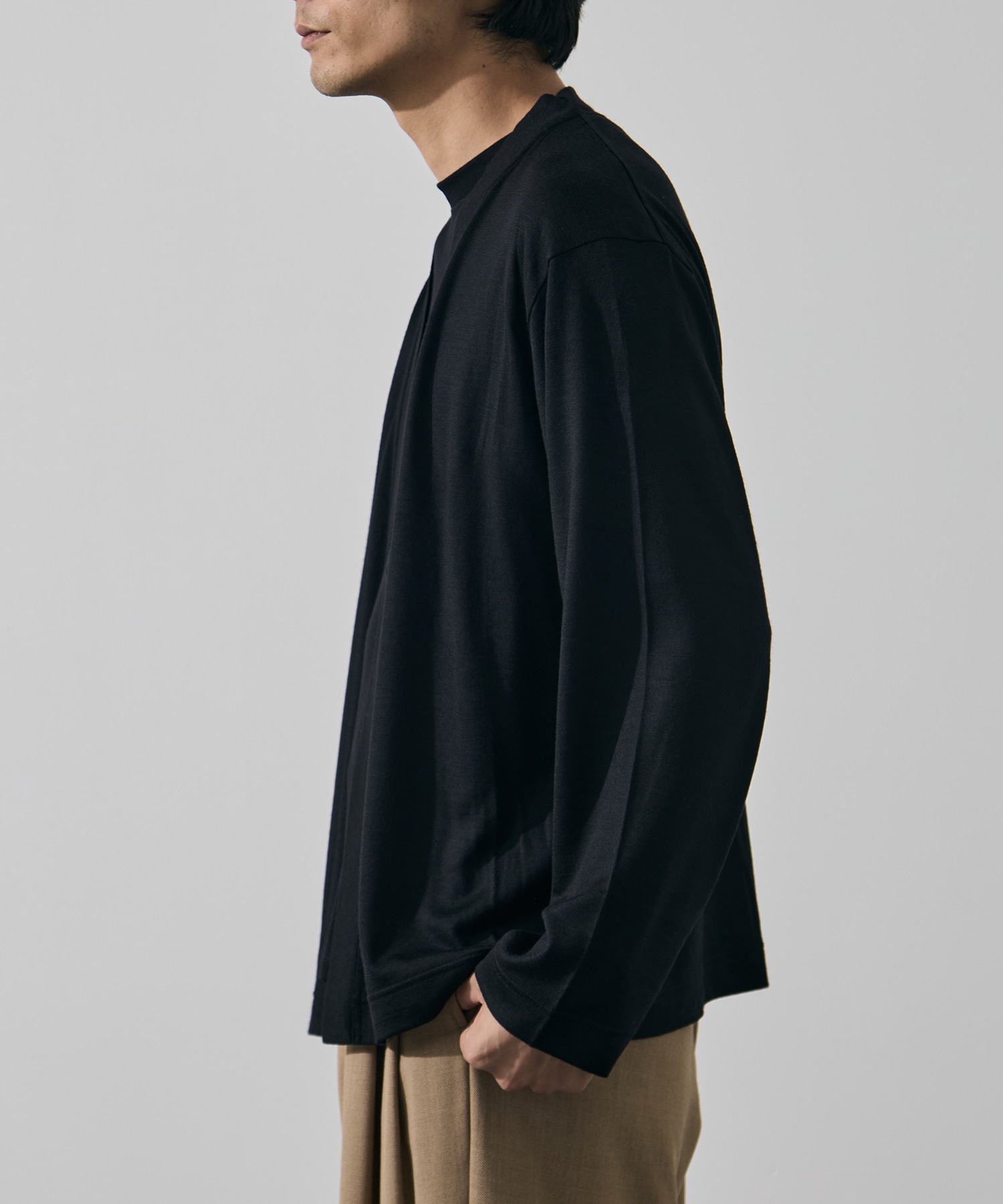 Button-less Cardigan WRAPINKNOT