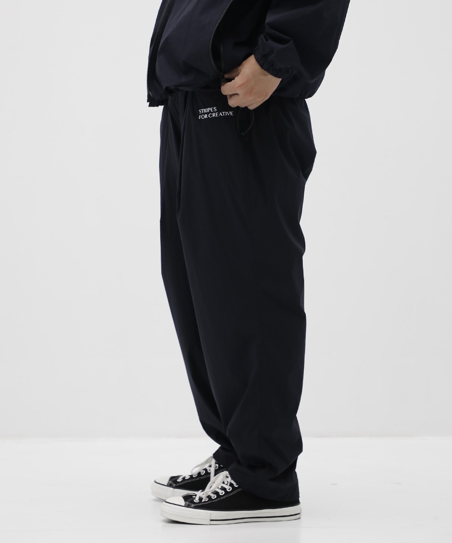 WIDE TAPERED EASY PANTS (NYLON) S.F.C