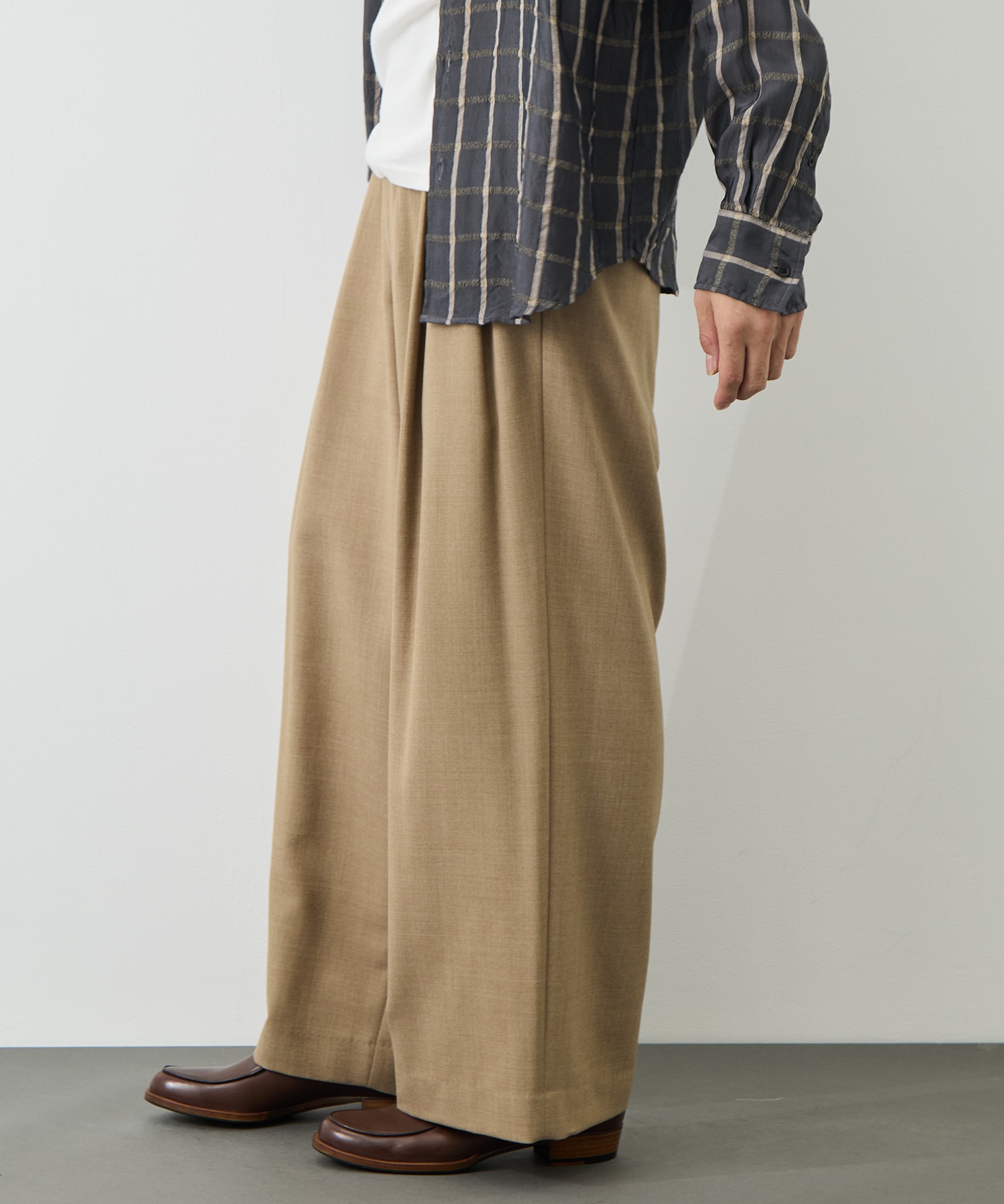 DOUBLE PLEATED BUGGY TROUSERS marka