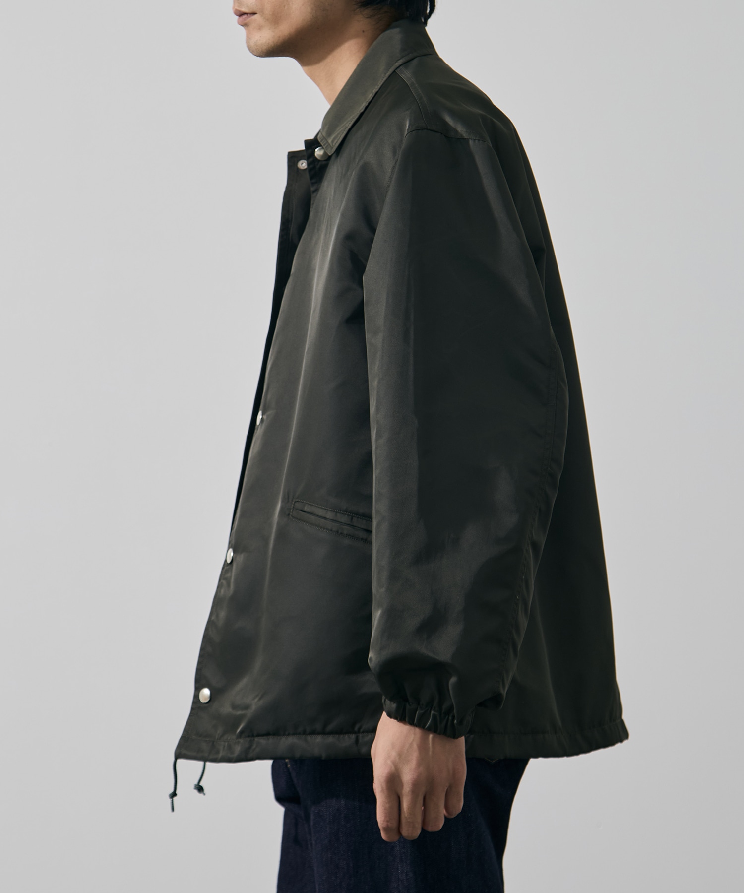 Washed Nylon Coach Jacket FW blurhmsROOTSTOCK
