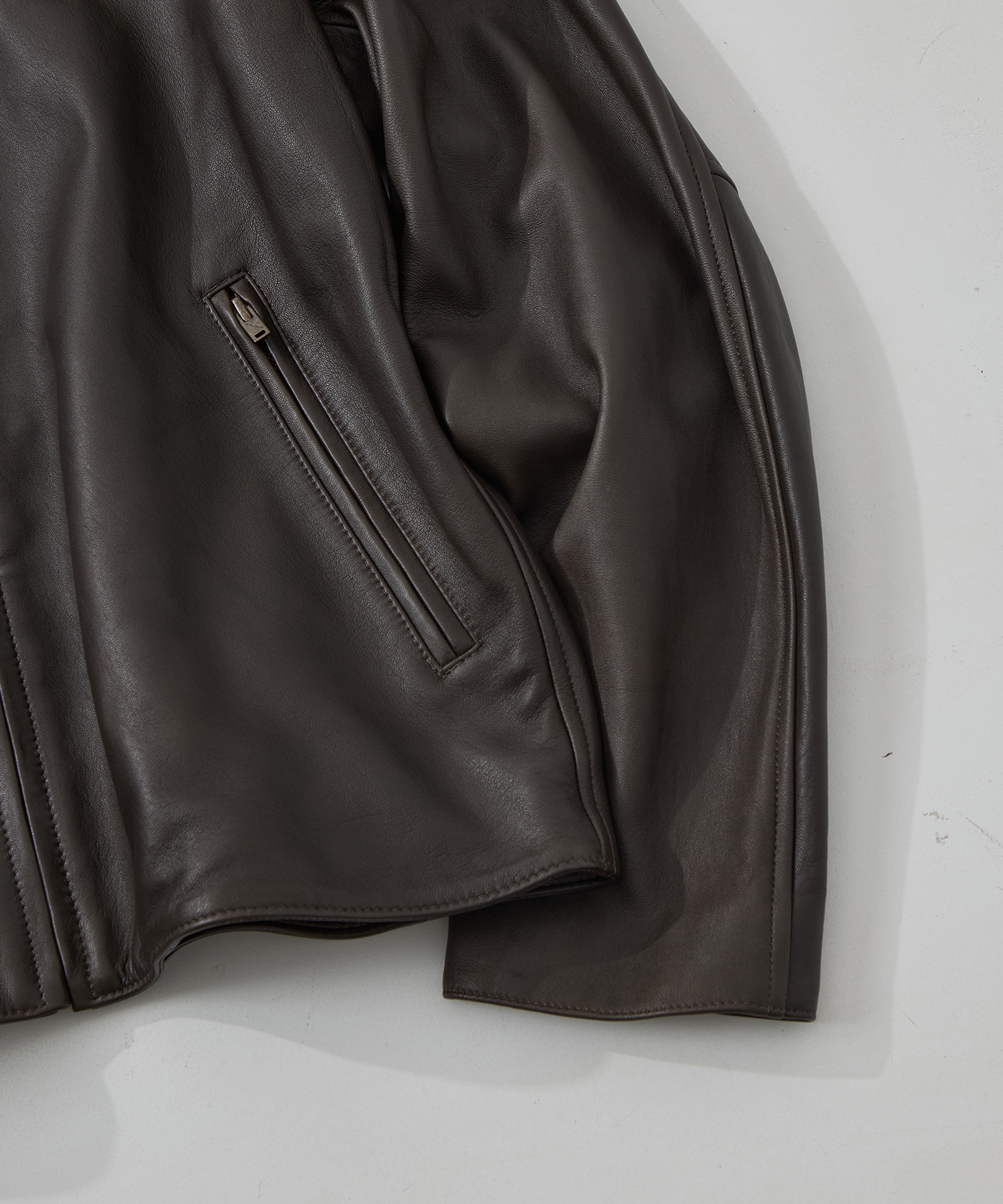 SHEEP AVIATOR LEATHER JACKET YLEVE