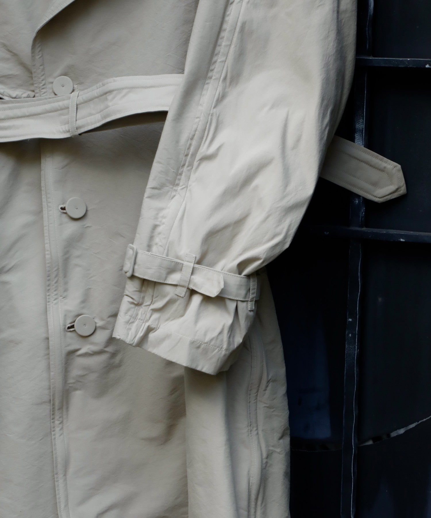 Sculptural Wired Trench Coat YOKE