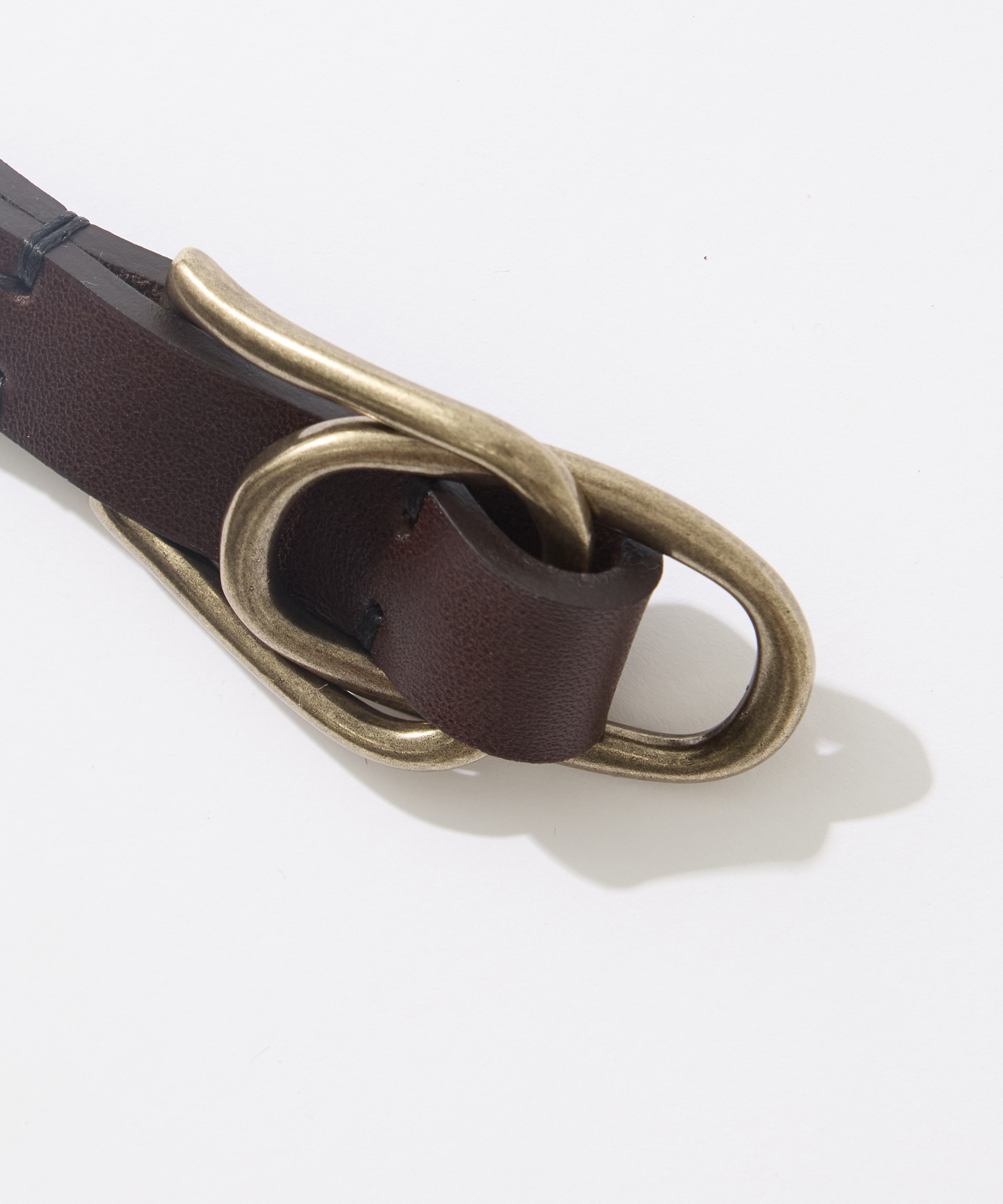 Double Buckel Leather Belt YOKE