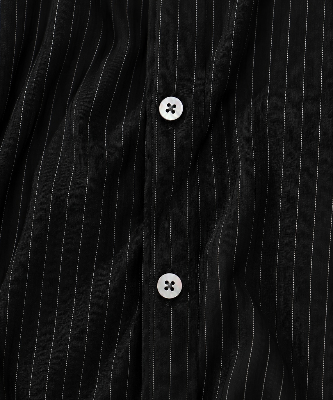 別注 36G Wool Fulling Stripe Modest Shirt KANEMASA PHIL.