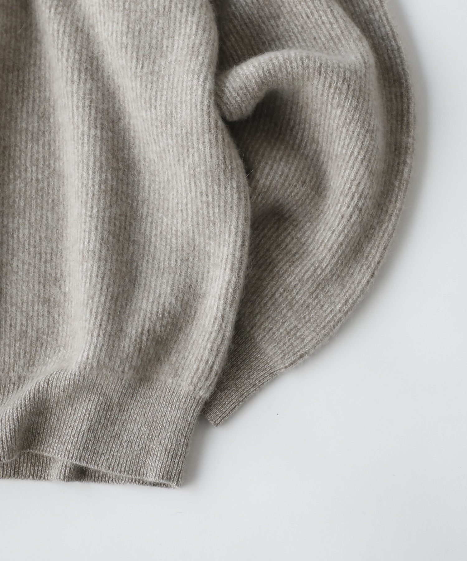 CASHMERE FOX POLO BATONER