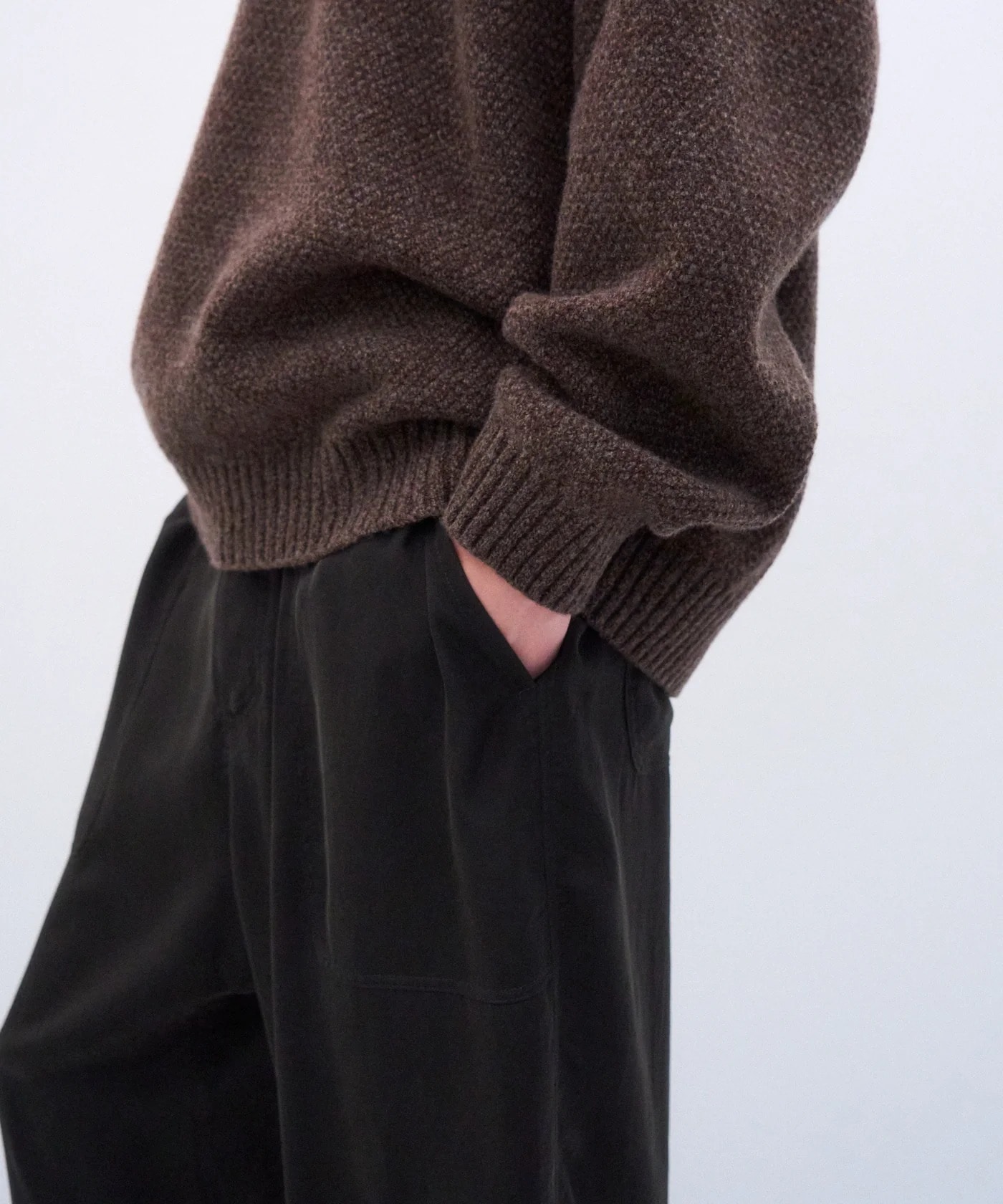 LAMBS WOOL CREWNECK SWEATER ATON