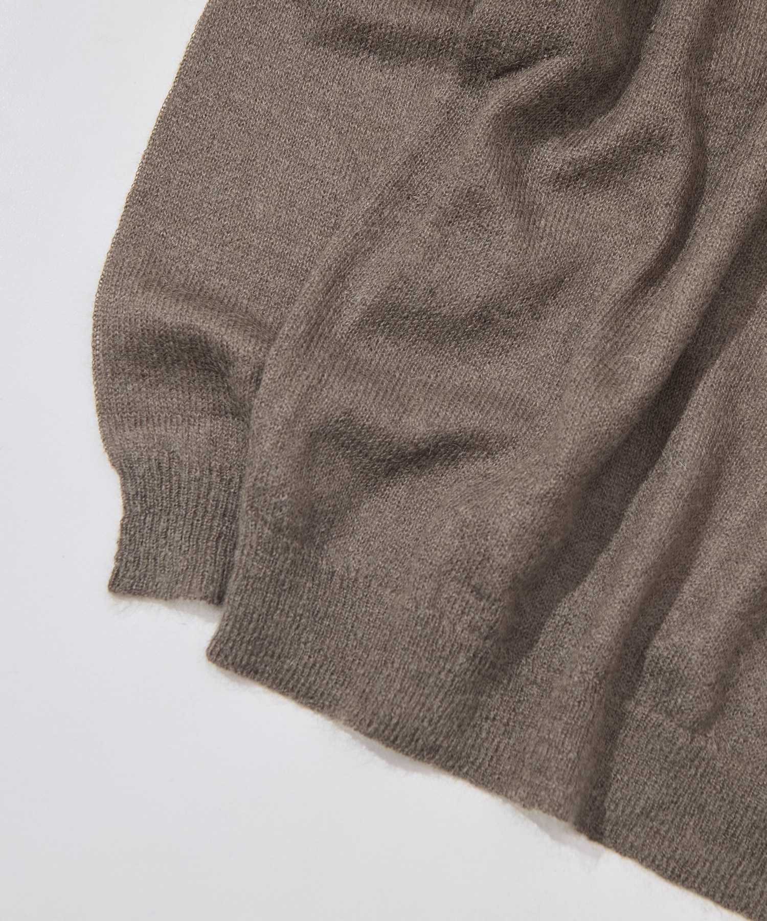 SUPER KID MOHAIR HENRY NECK KNIT YLEVE