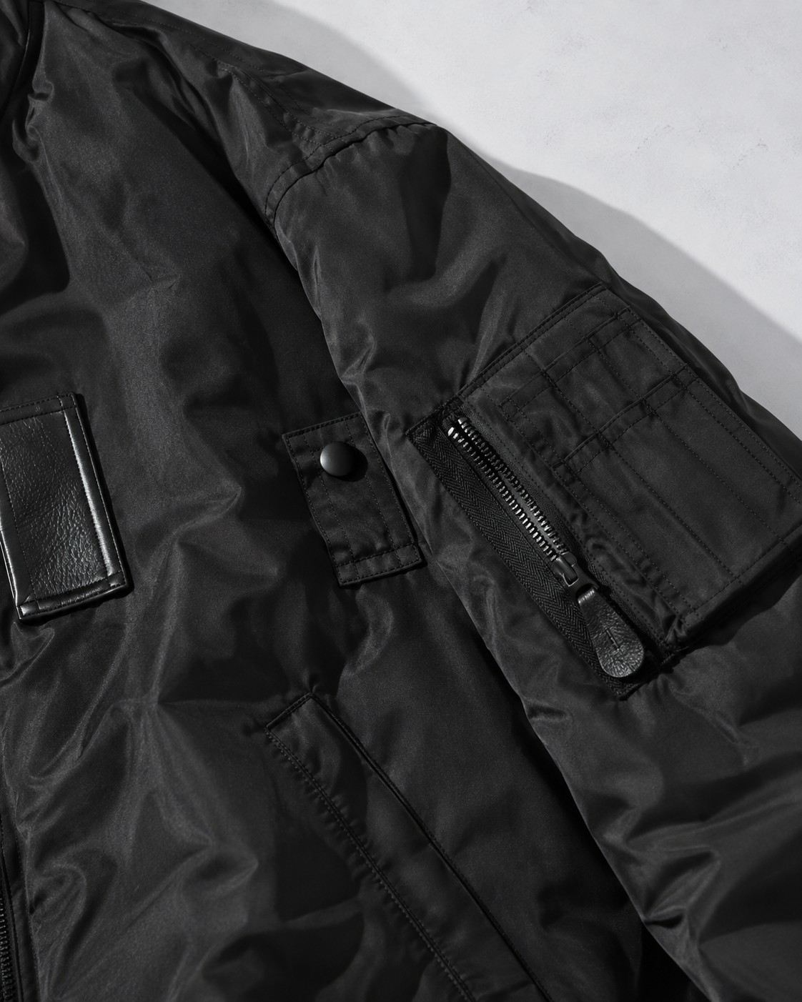 Poly-Silk Twill Modified MA1 blurhms