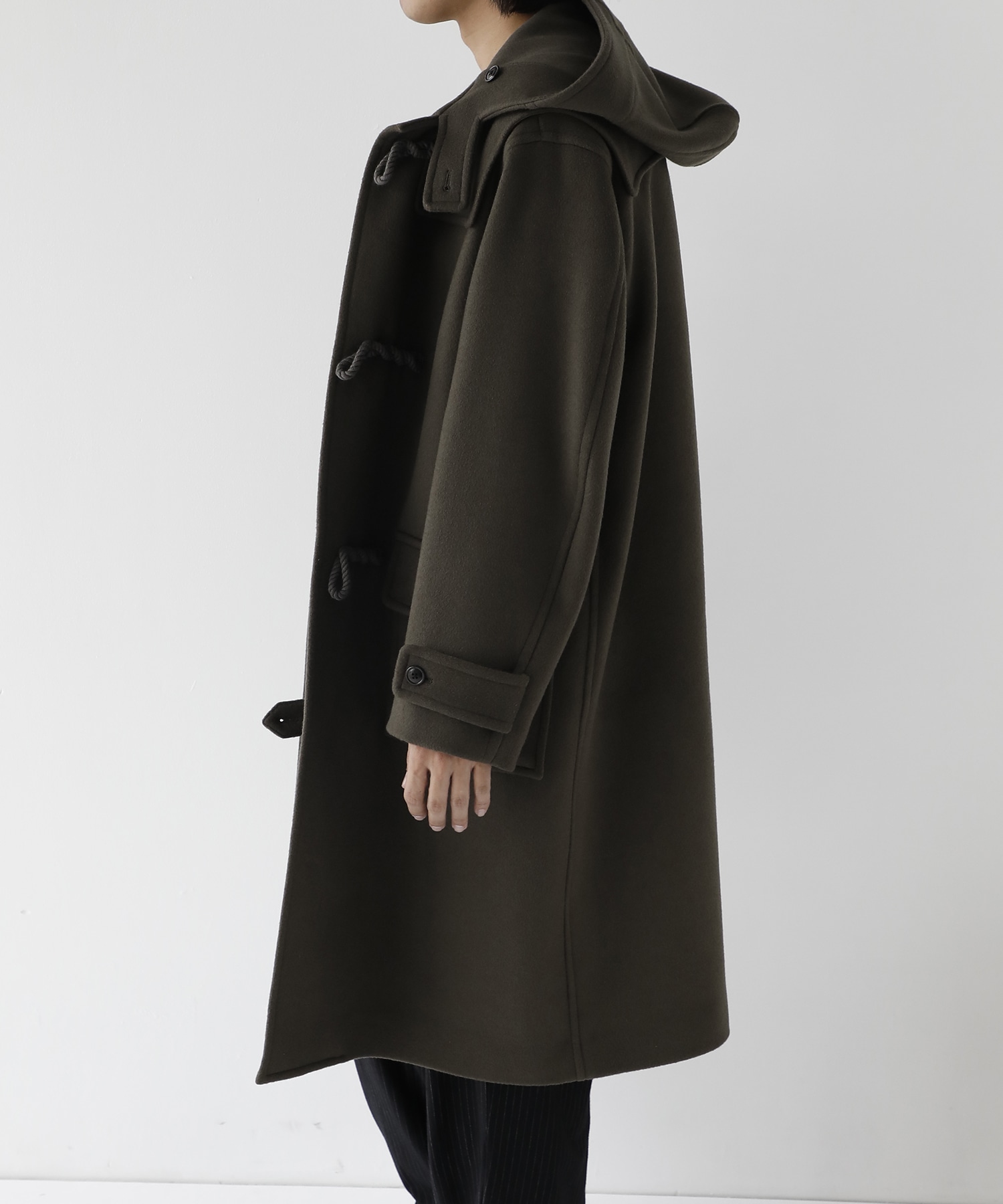 Wool Melton Duffle Coat blurhmsROOTSTOCK