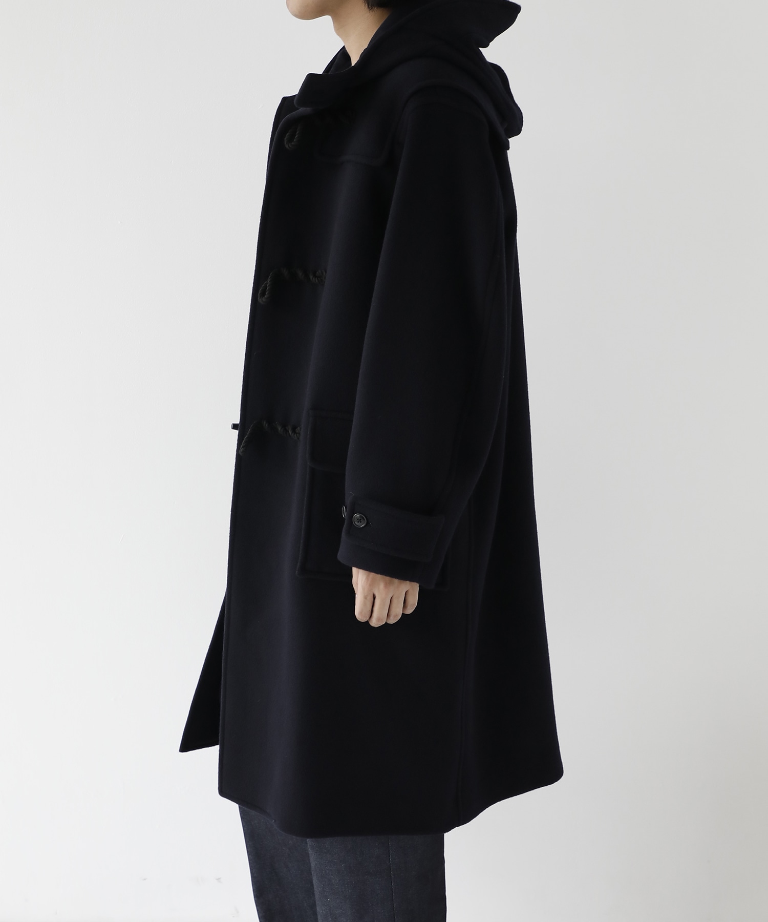 Wool Melton Duffle Coat blurhmsROOTSTOCK