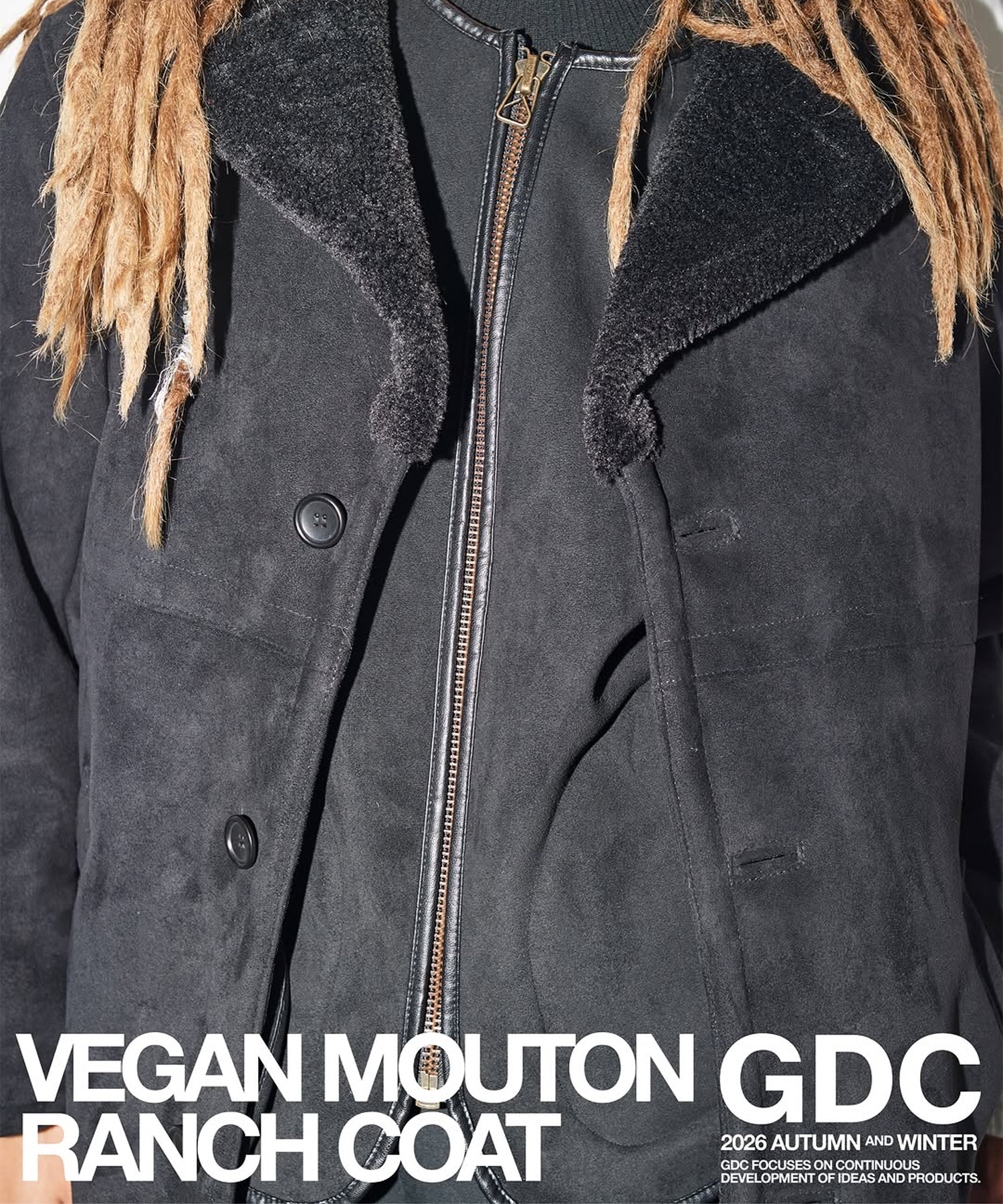 Vegan Mouton Ranch Coat GDC