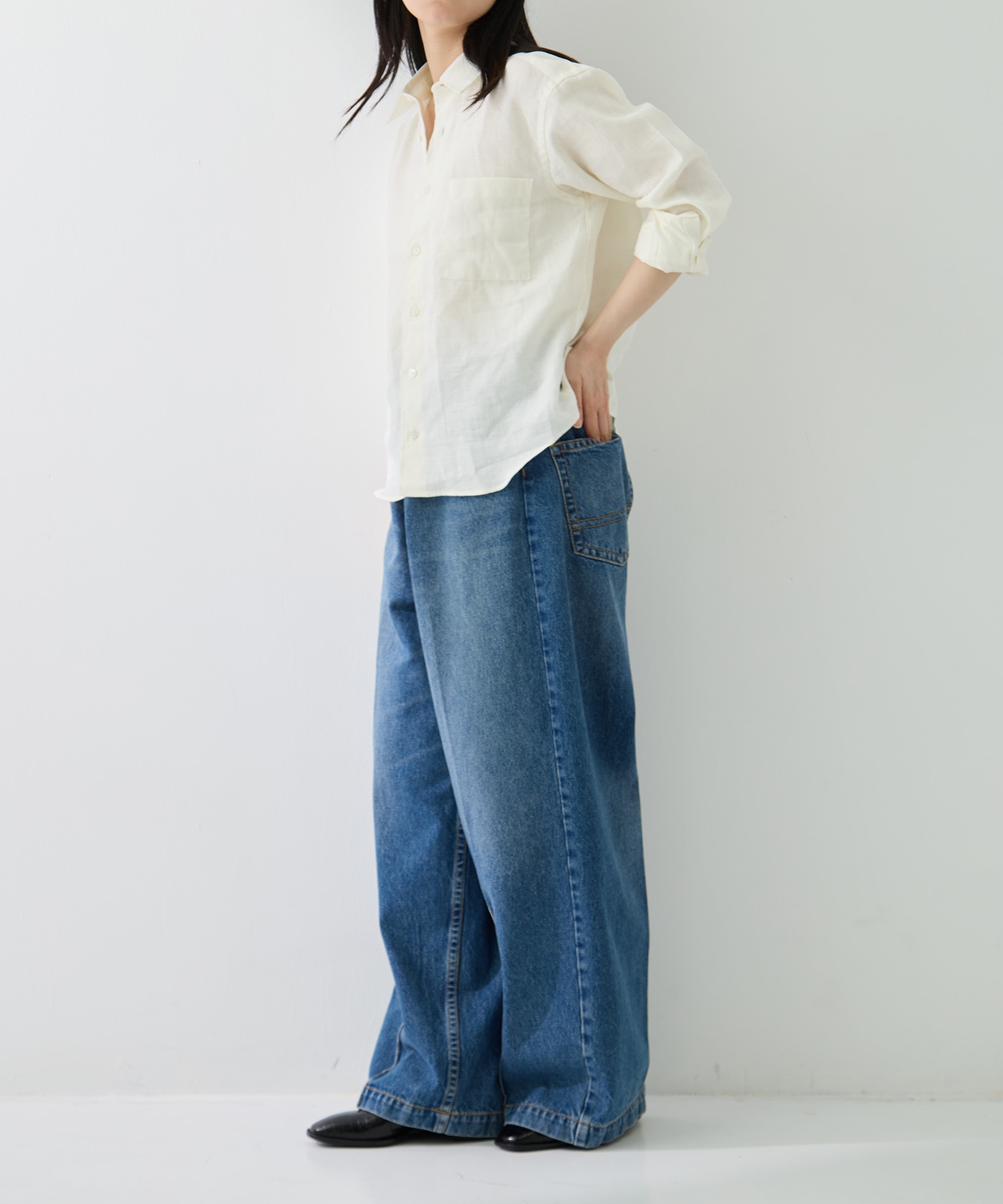 LINEN STANDARD SHIRT FUJI