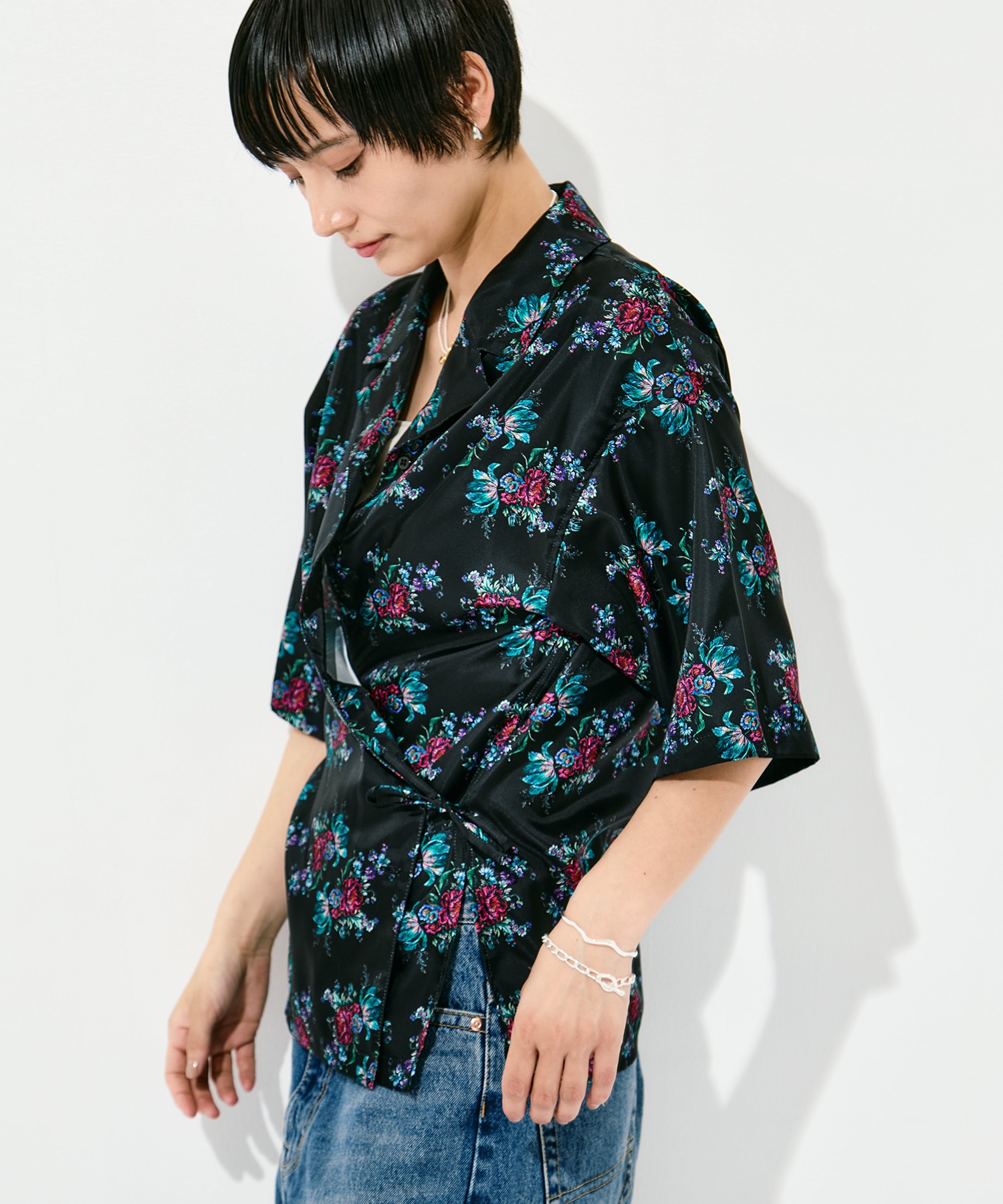 flower satin SH FUMIE=TANAKA