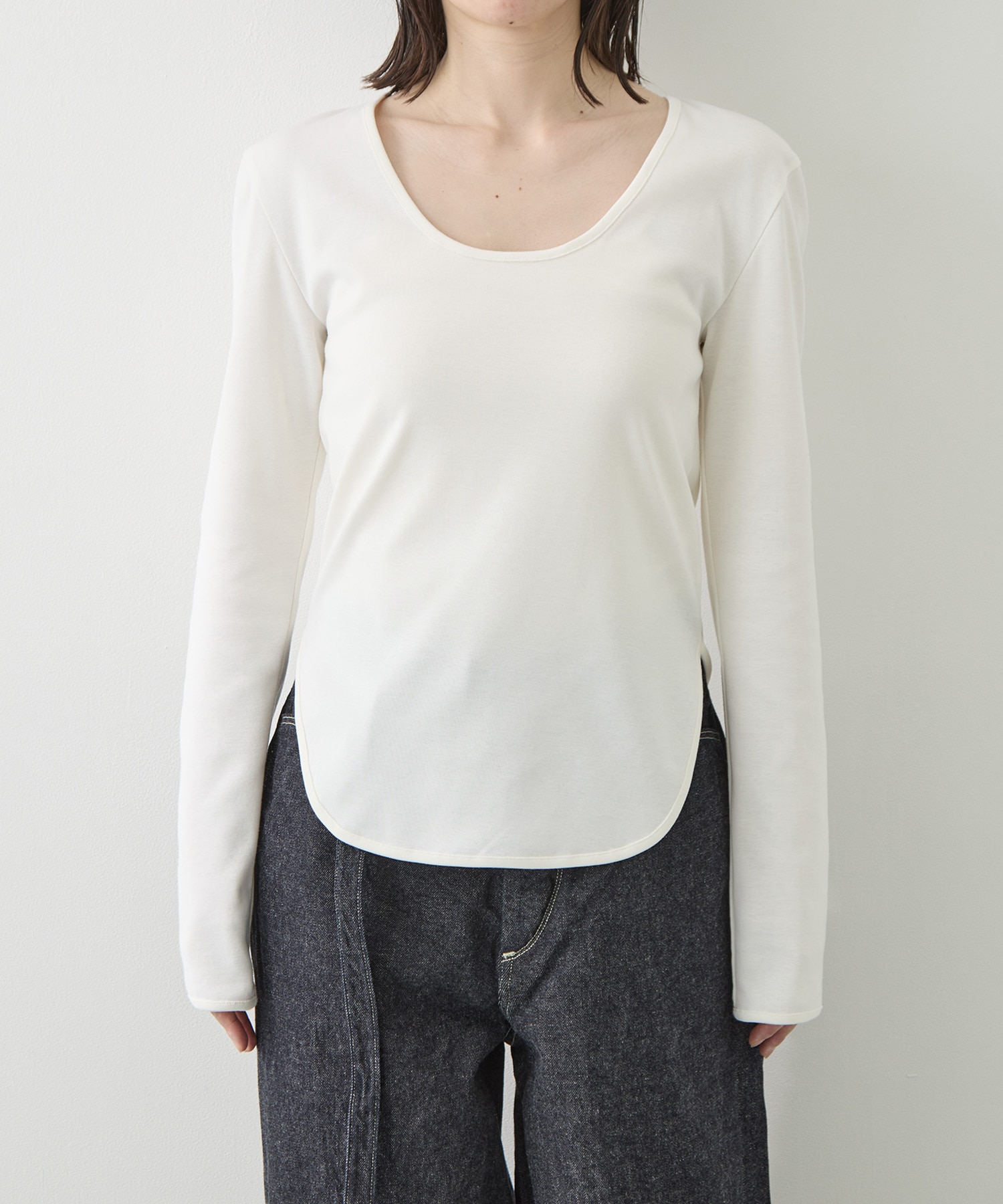 Sanfokin Cotton 2way L/S T-shirt WRAPINKNOT