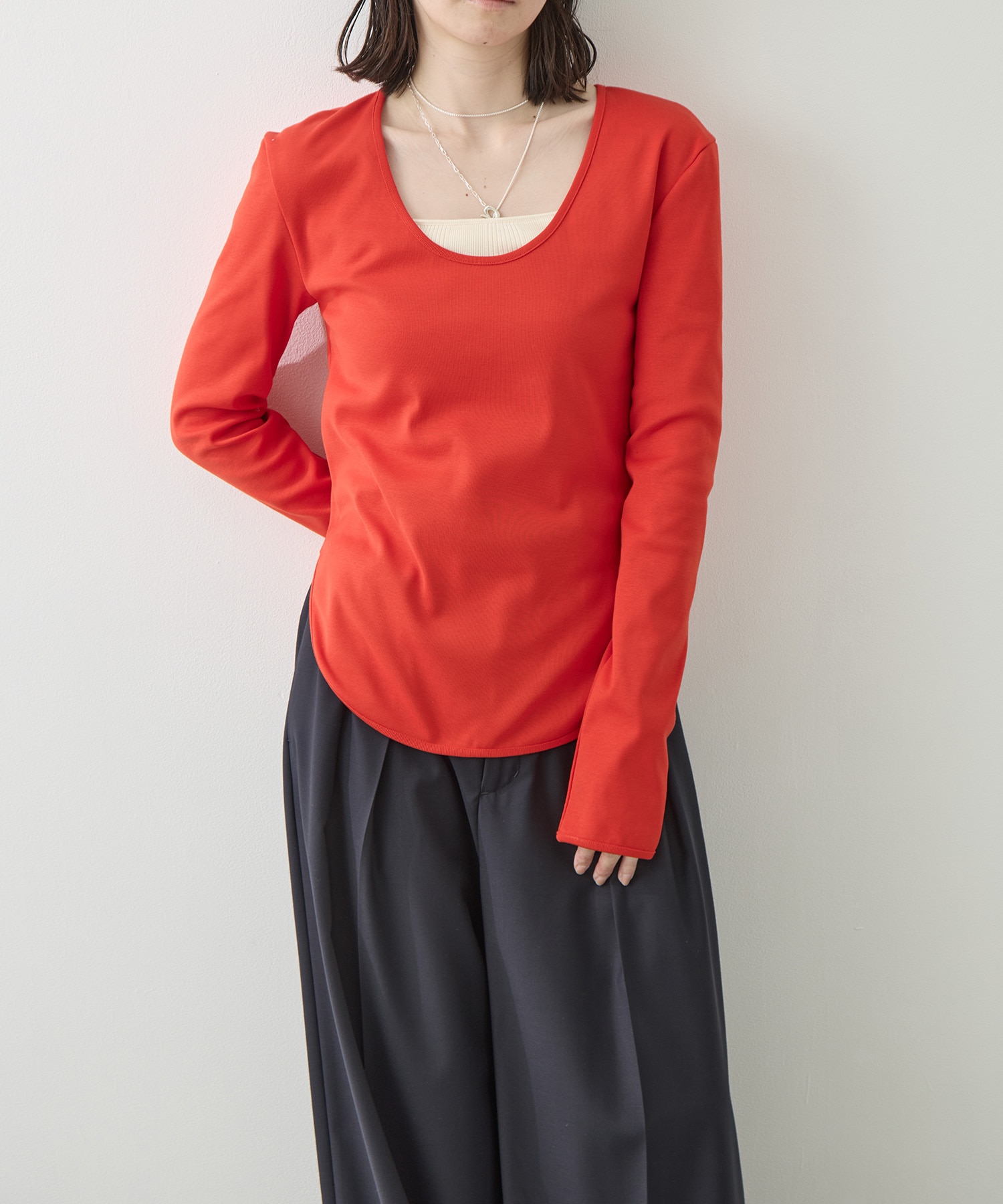 Sanfokin Cotton 2way L/S T-shirt WRAPINKNOT