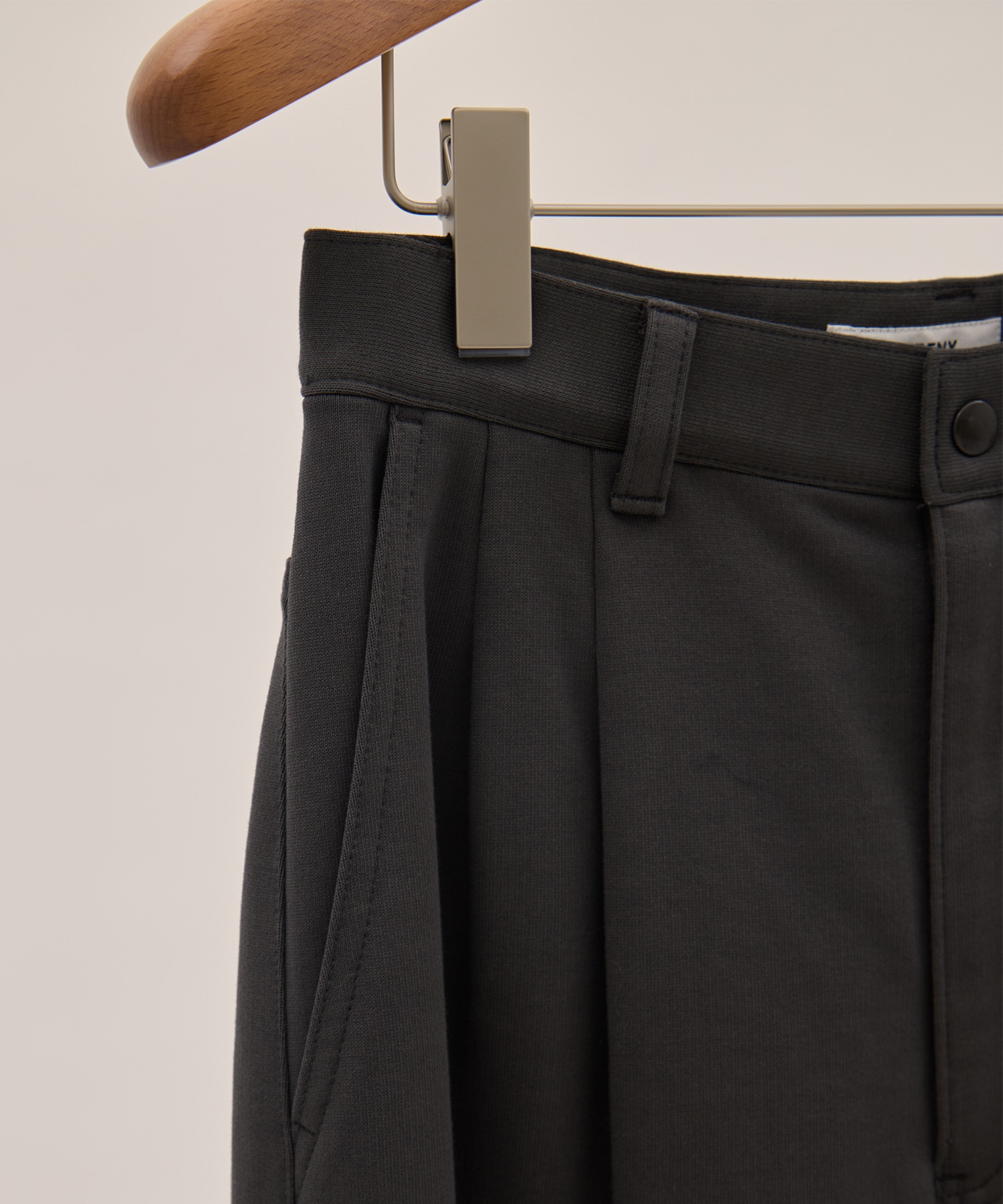 Hard Compact French Terry Wide Pants PHEENY