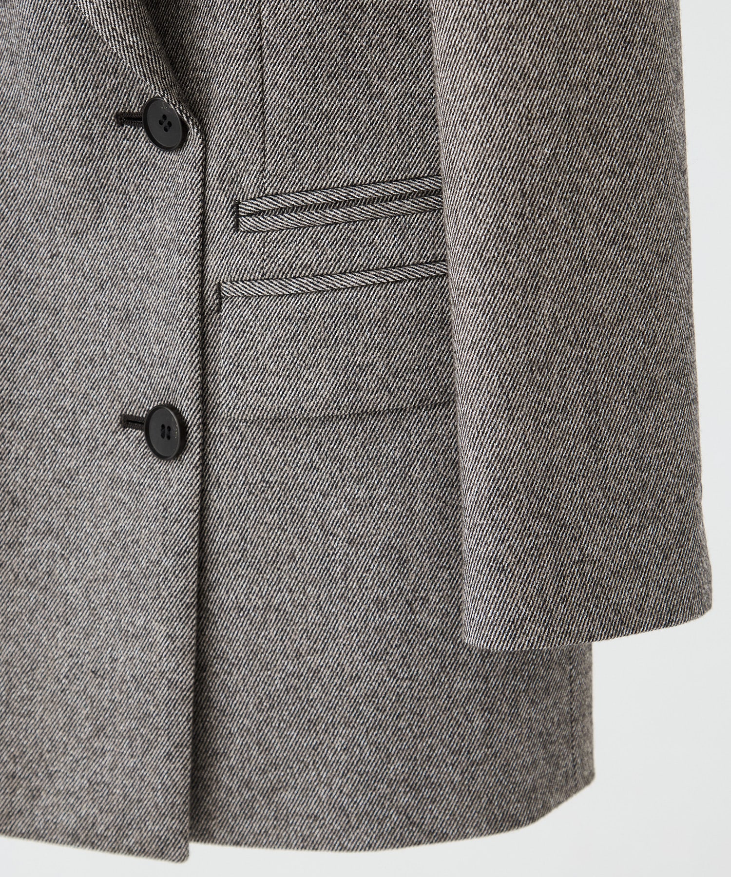 ミックスウールツイードダブルジャケット KEY TIMEZ