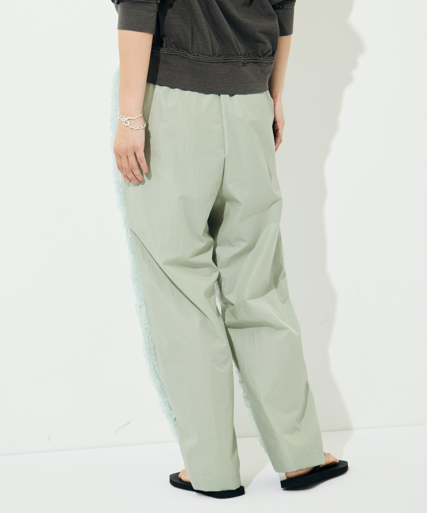 RUFFLE CHIFFON PANTS muller of yoshiokubo
