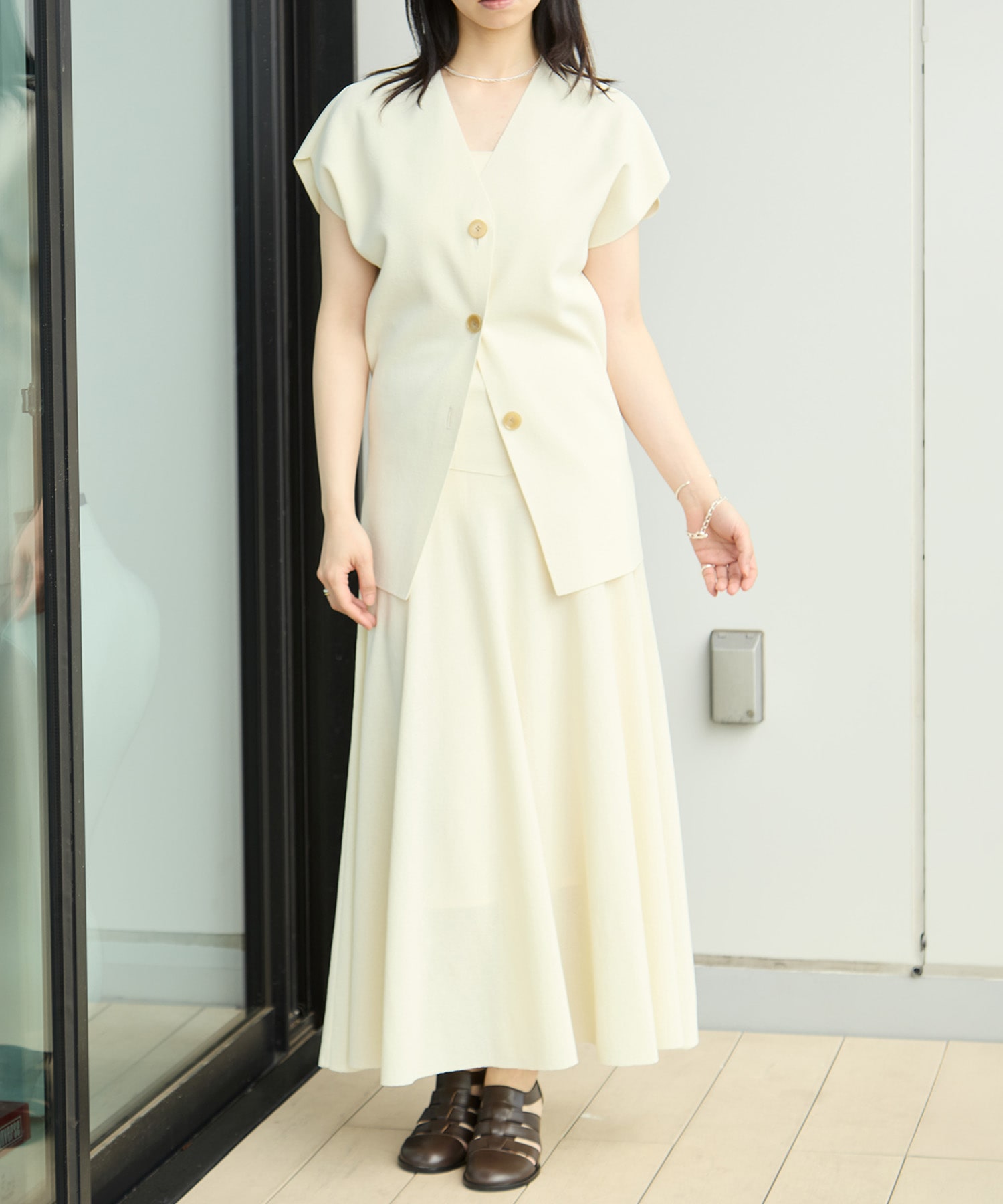 Dry Knit Flare Skirt WRAPINKNOT