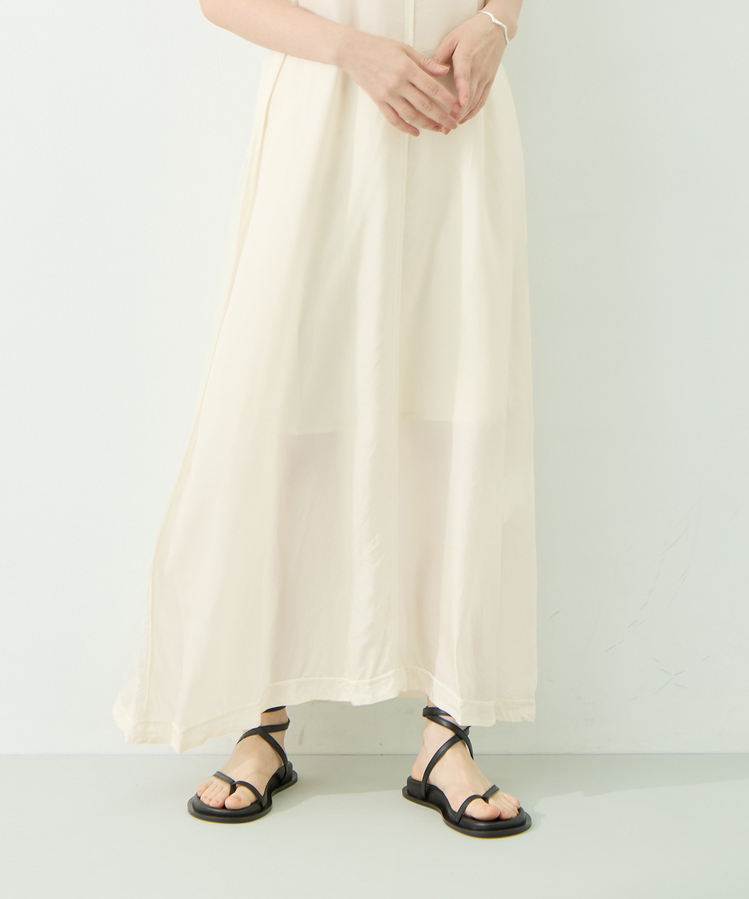 Cupro Sleeveless Dress INSCRIRE