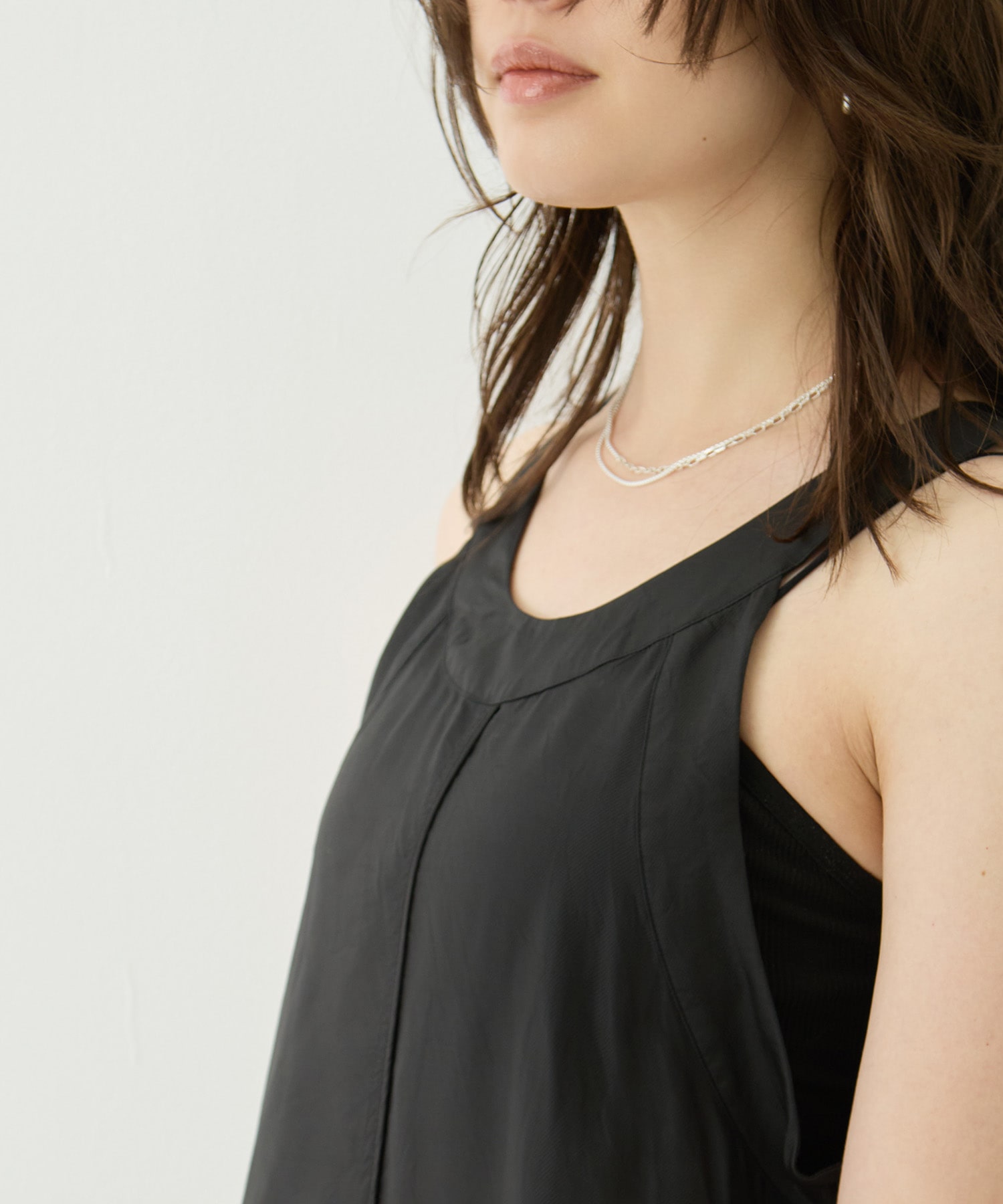 Cupro Sleeveless Dress INSCRIRE
