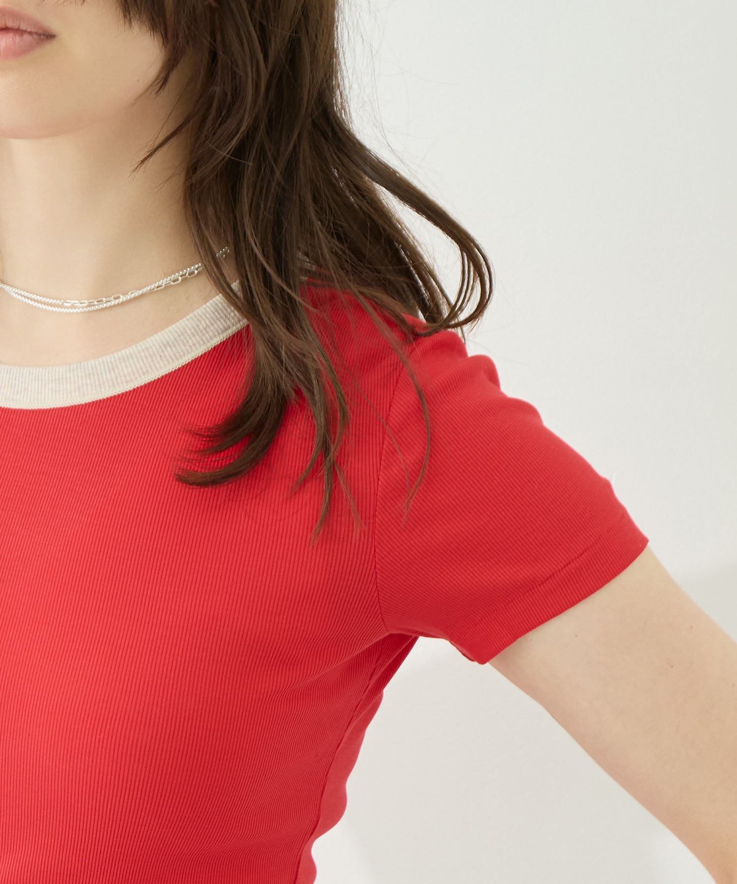 Contrast Trim Short Sleeve T GOOD PEOPLE GOOD STITCHING GOOD PRODUCT