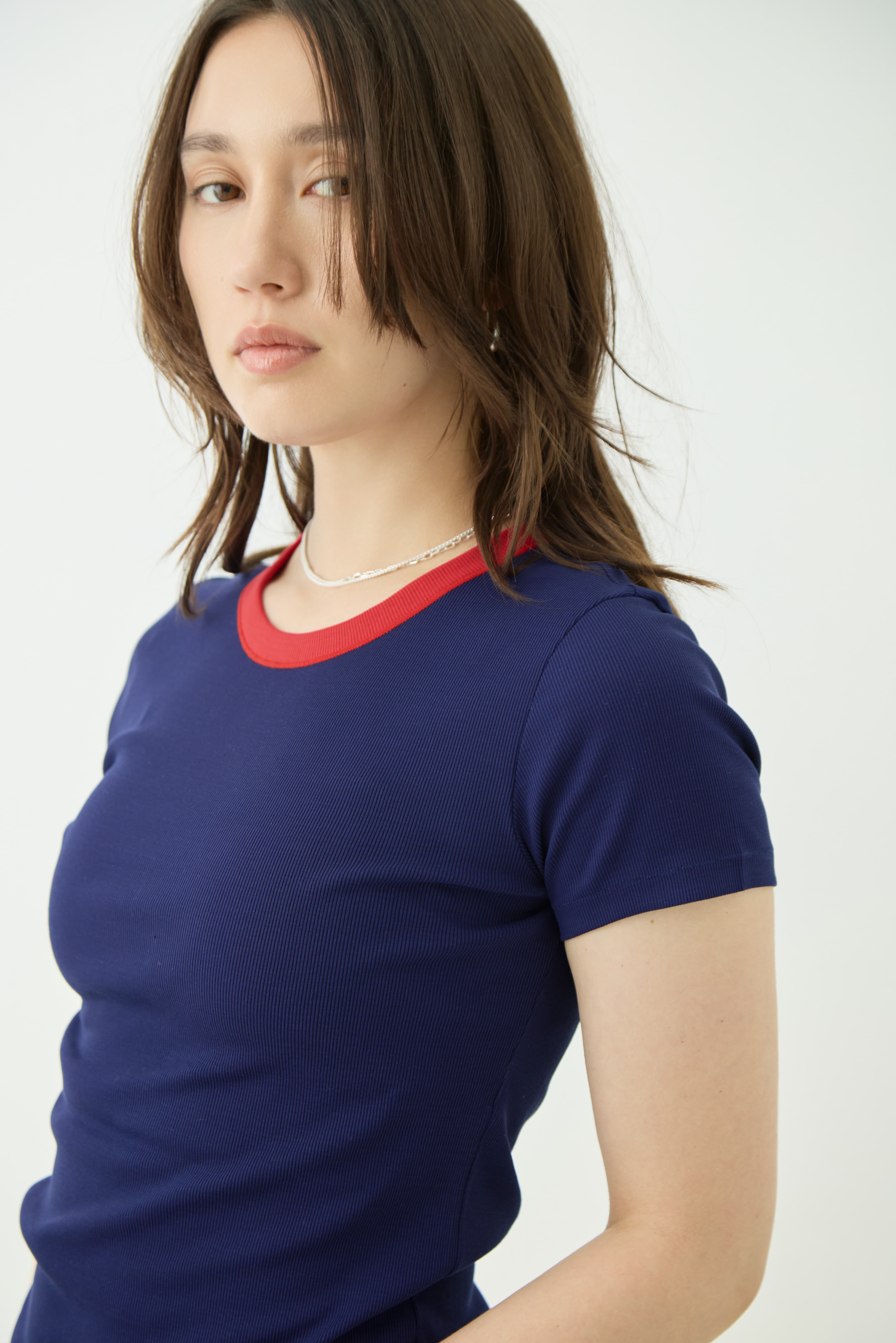 Contrast Trim Short Sleeve T GOOD PEOPLE GOOD STITCHING GOOD PRODUCT
