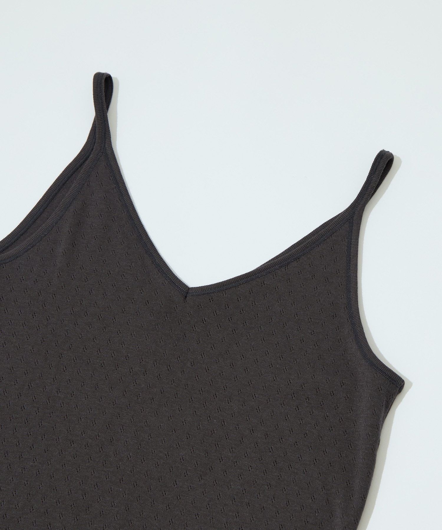 Cotton Silk Double V Neck Camisole GOOD PEOPLE GOOD STITCHING GOOD PRODUCT