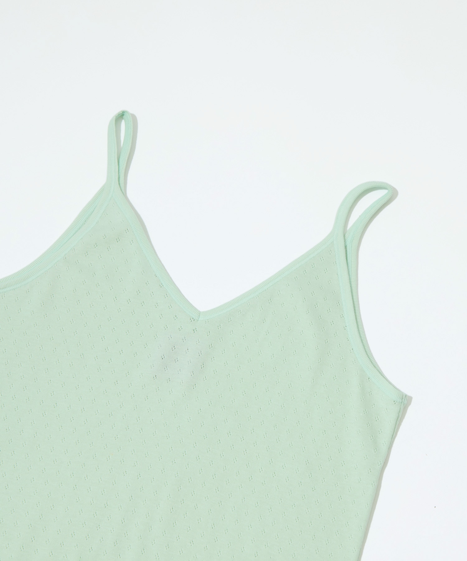 Cotton Silk Double V Neck Camisole GOOD PEOPLE GOOD STITCHING GOOD PRODUCT