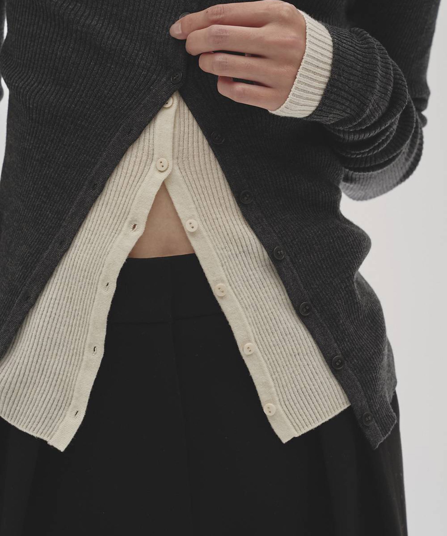 Silkwool Knit Cardigan TODAYFUL