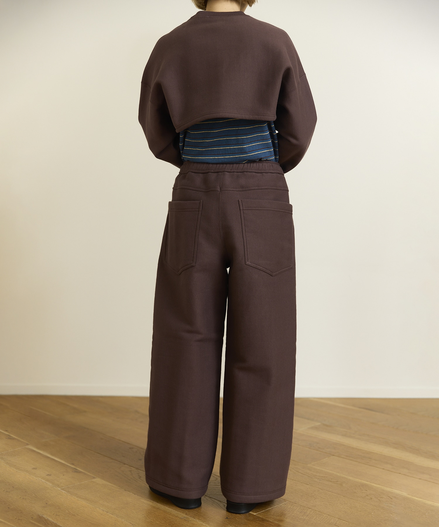 Athletic Fleece Tucked Wide Pants PHEENY