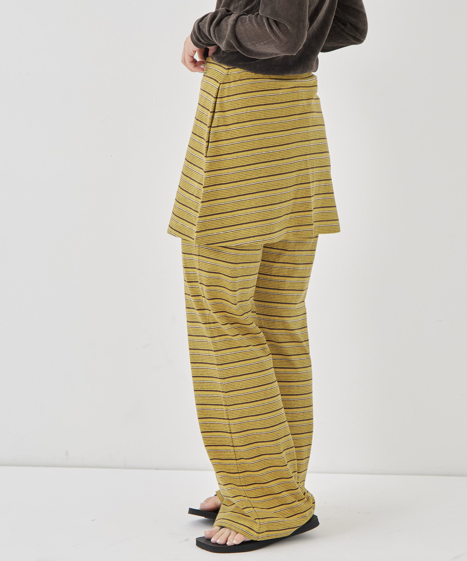 Multi-Border Layered Pants PHEENY