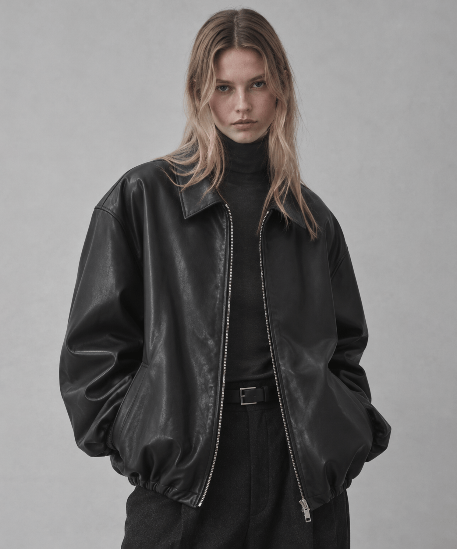 Calf Leather Sports Jacket YOKE