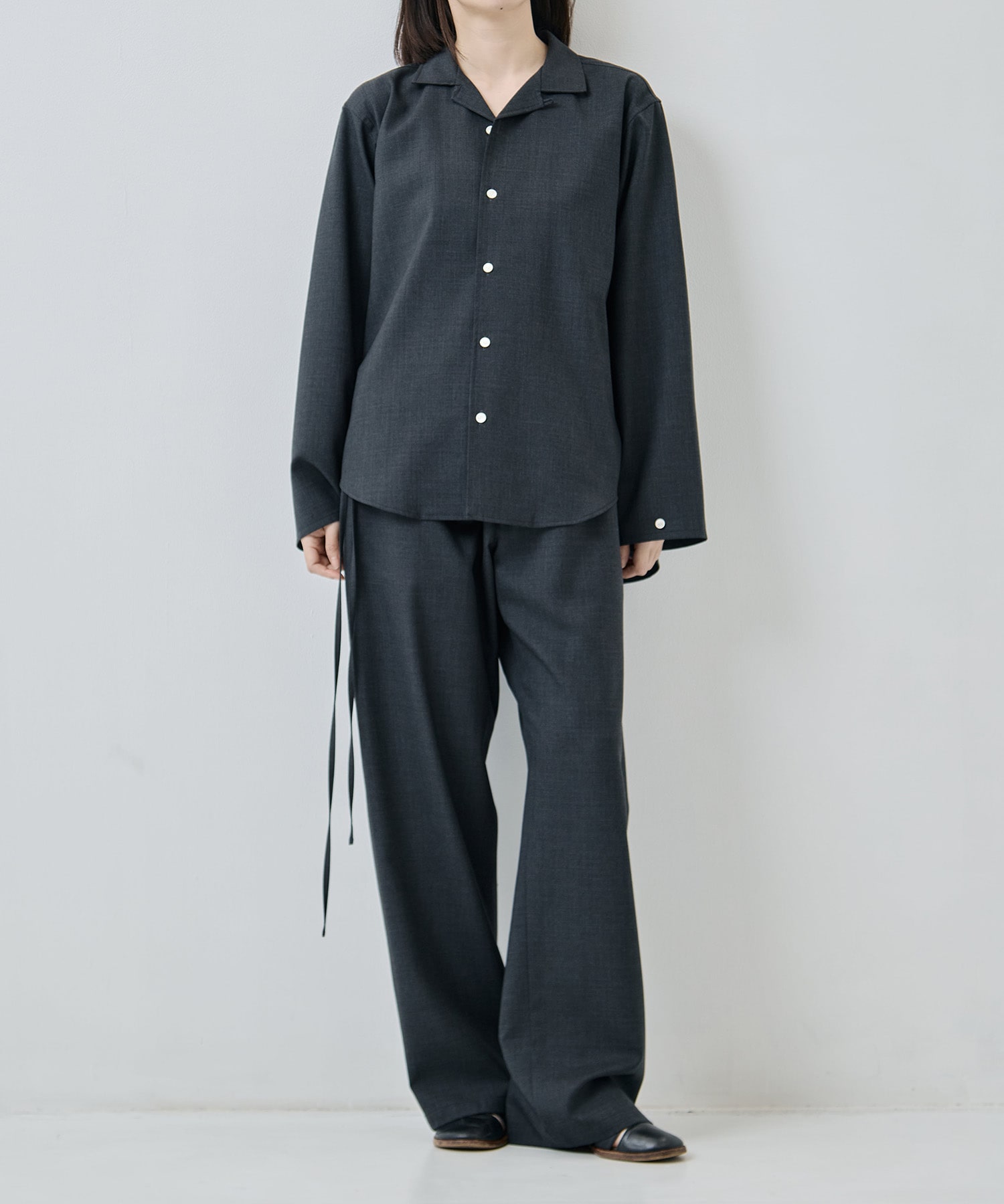 Wool Lounge Shirt OLD FOLK HOUSE