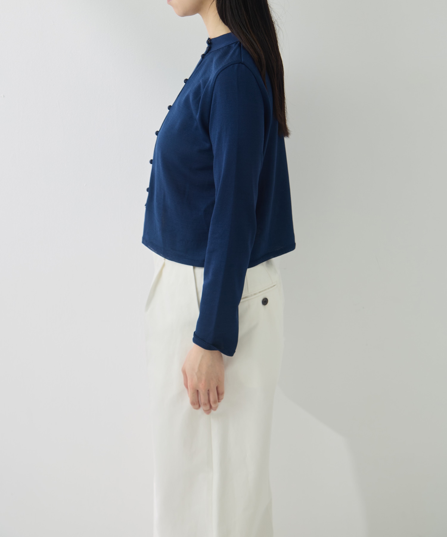 別注MULTI BUTTON KINT BLOUSE TAN