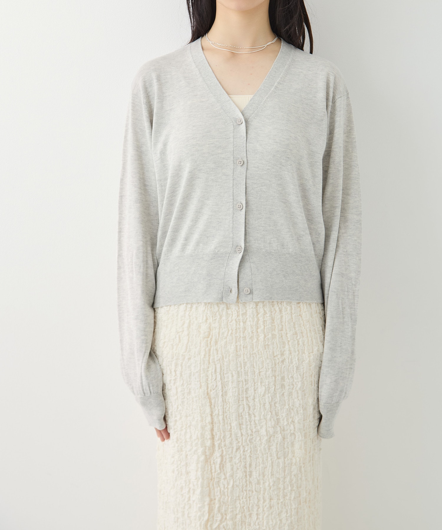 Silk Cotton Cardigan 