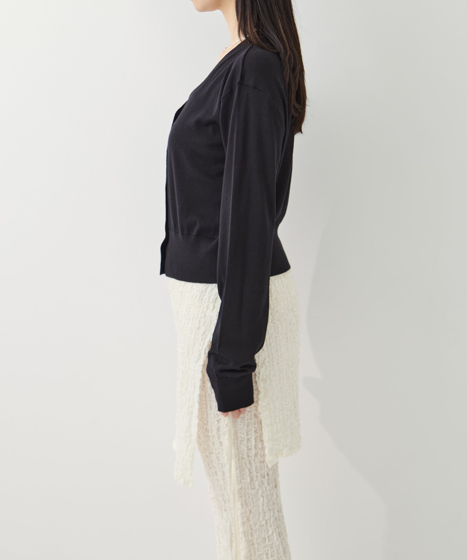 Silk Cotton Cardigan 