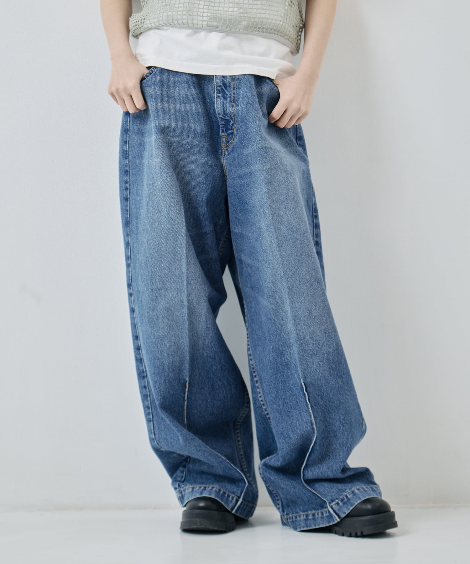 90s Loose Straight Pant - Denim RhodolirioN