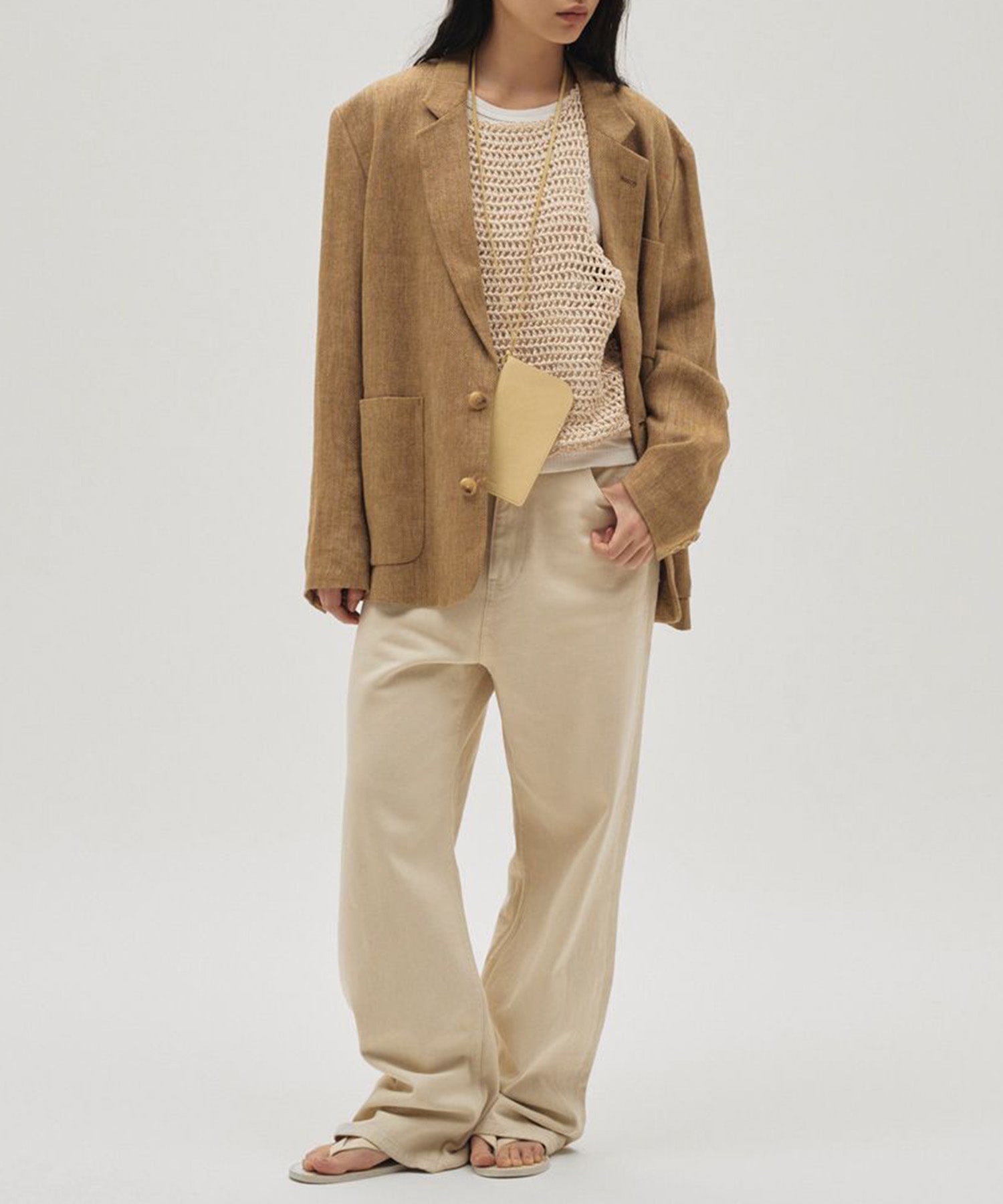Boyfriend Linen Jacket TODAYFUL